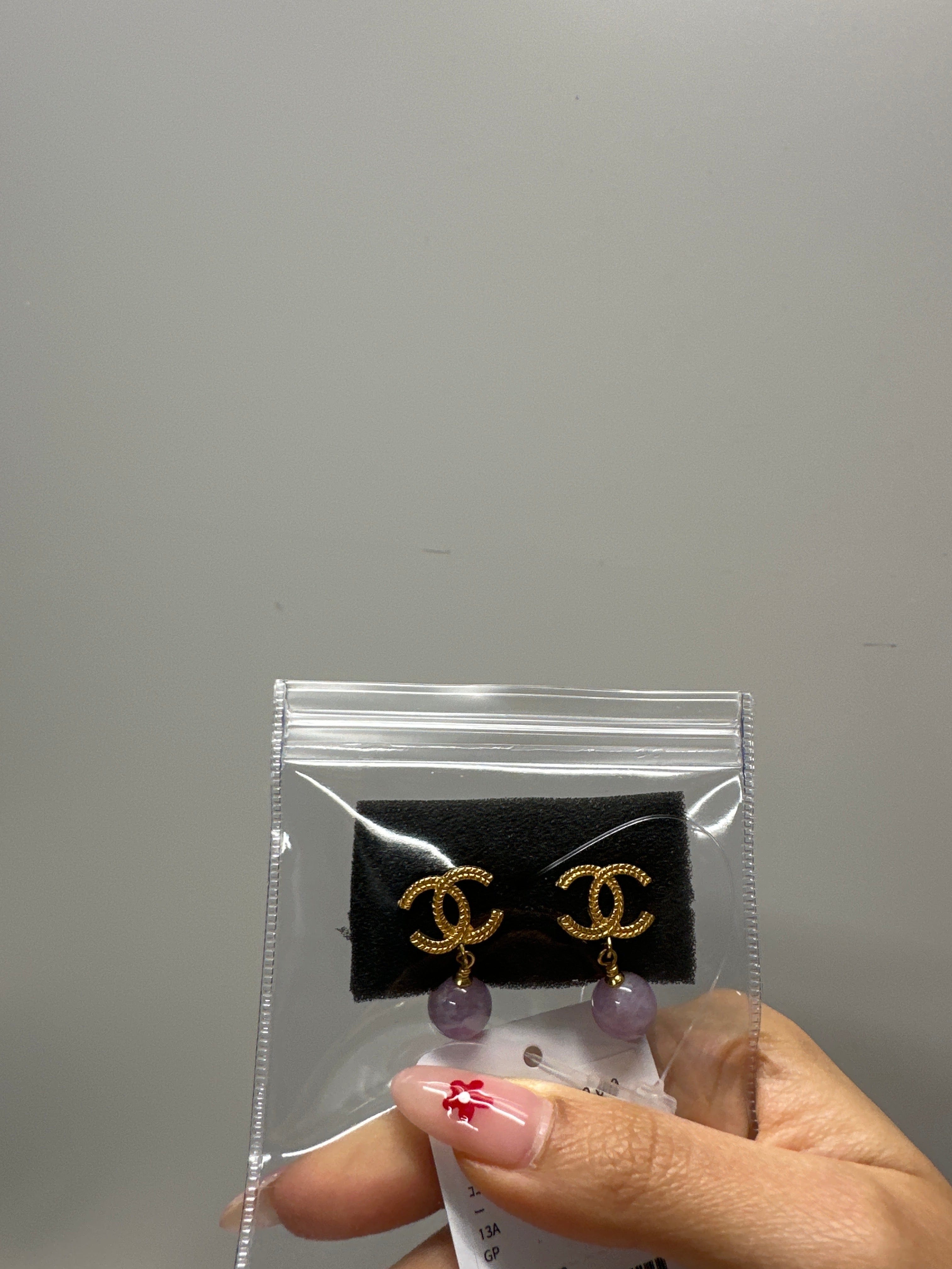 CHANEL CHANEL Coco Mark Earrings GP