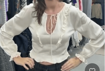 Chanel Chanel Cream Boho Light Knit Top 34 101657