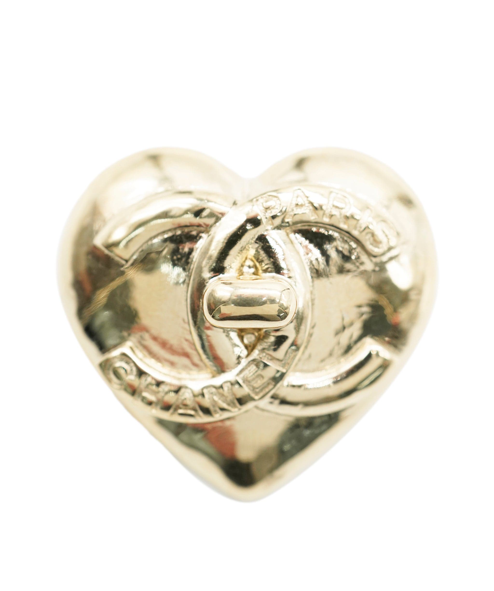 Chanel Chanel Heart CC Brooch  ALC1140