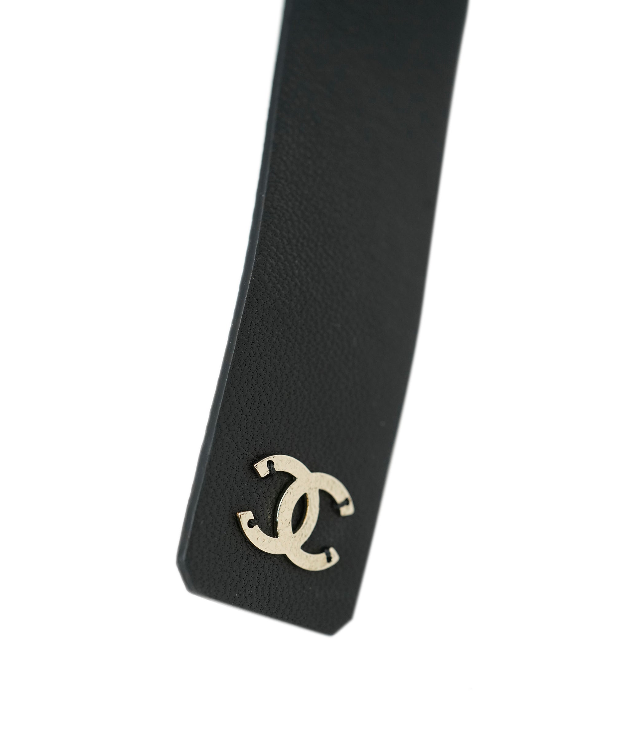 Chanel Chanel Leather Belt With Pearl Detail  ALC1322
