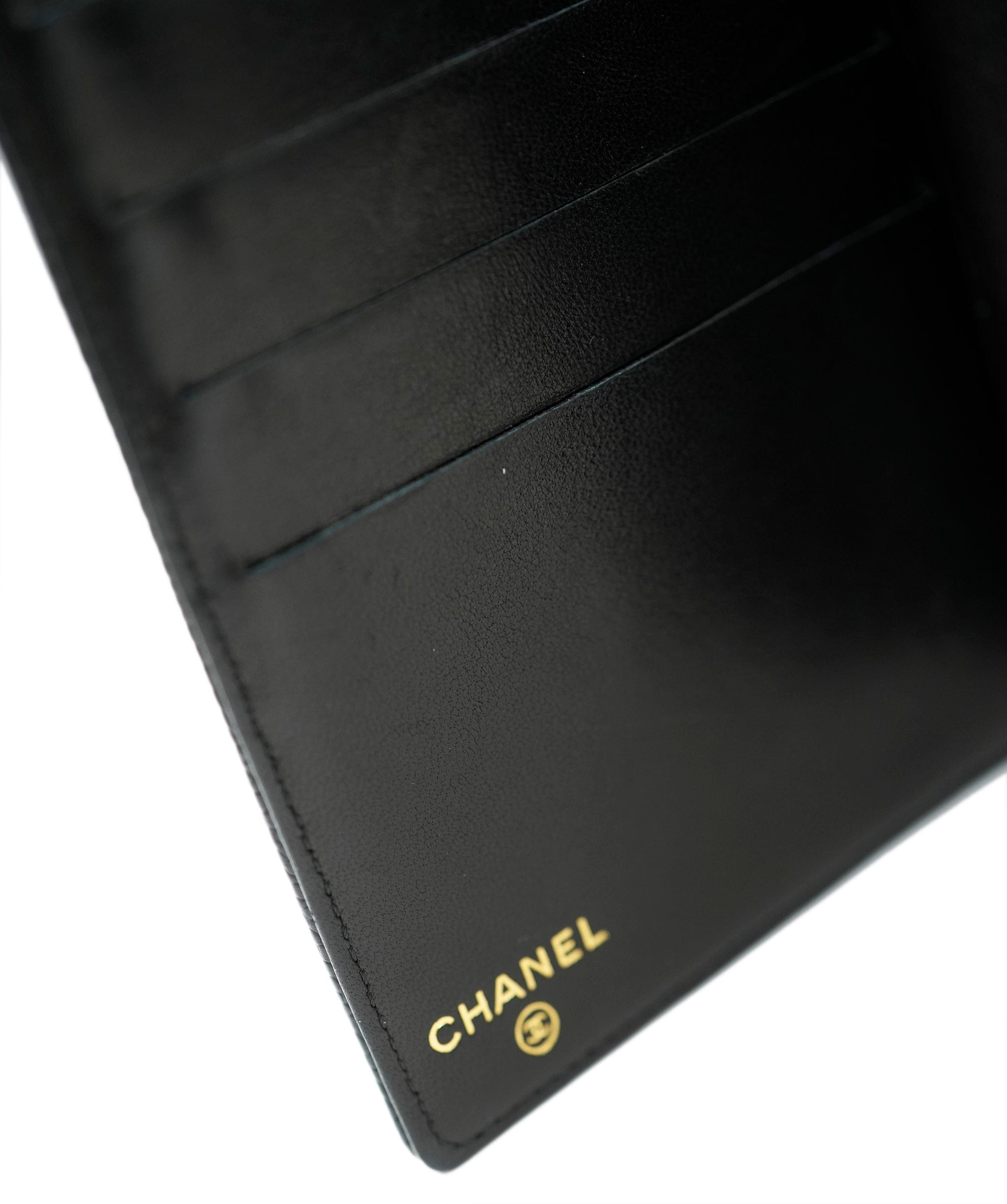 Chanel CHANEL Long Wallet Black Caviar skin DBXS3576