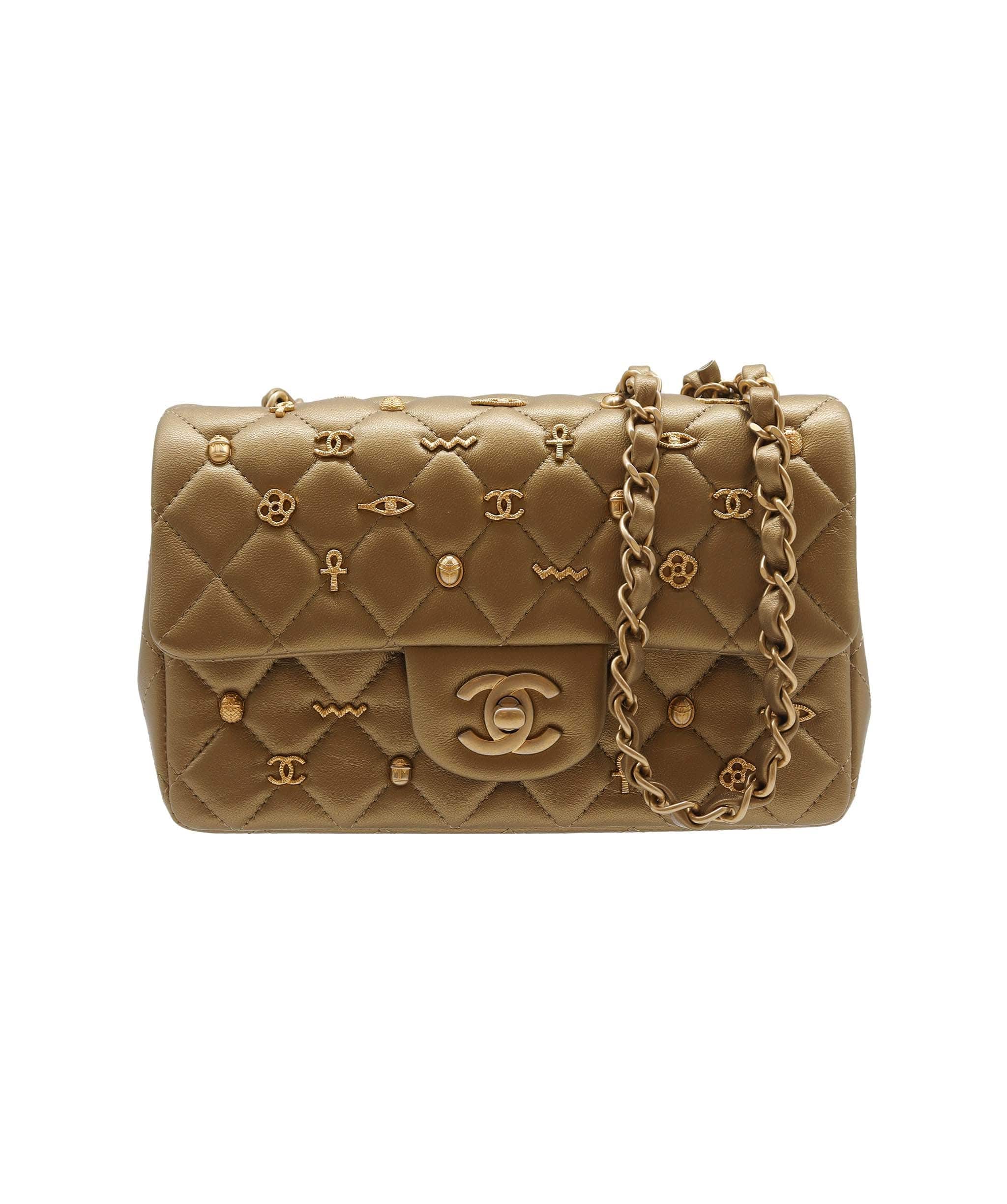 Chanel Chanel Mini Matelasse Egyptian Charm Metiers d'Art Collection Matelasse Chain Shoulder Bag - DXBS2762