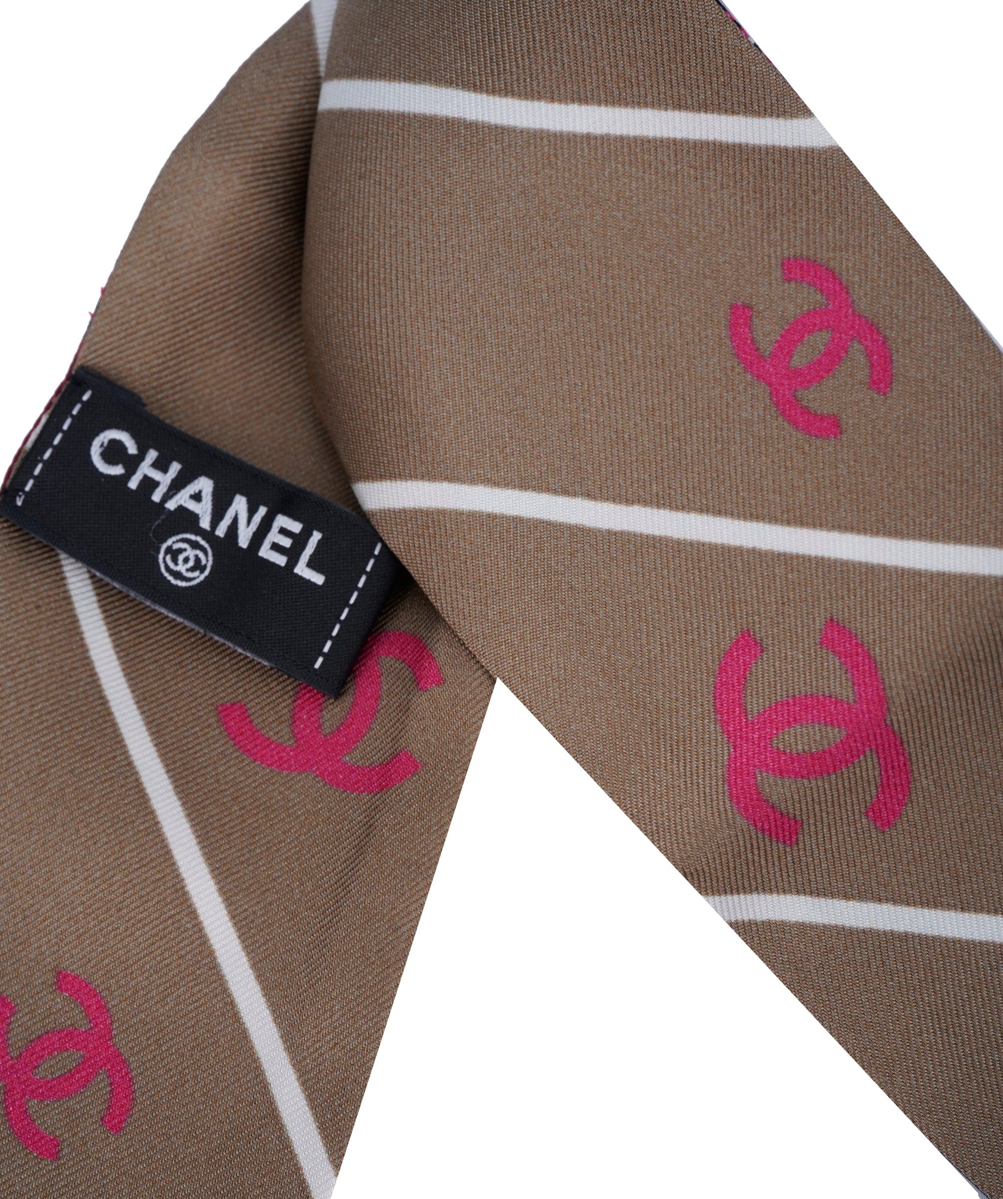 Chanel Chanel Navy and Pink CC Twilly ALL0870