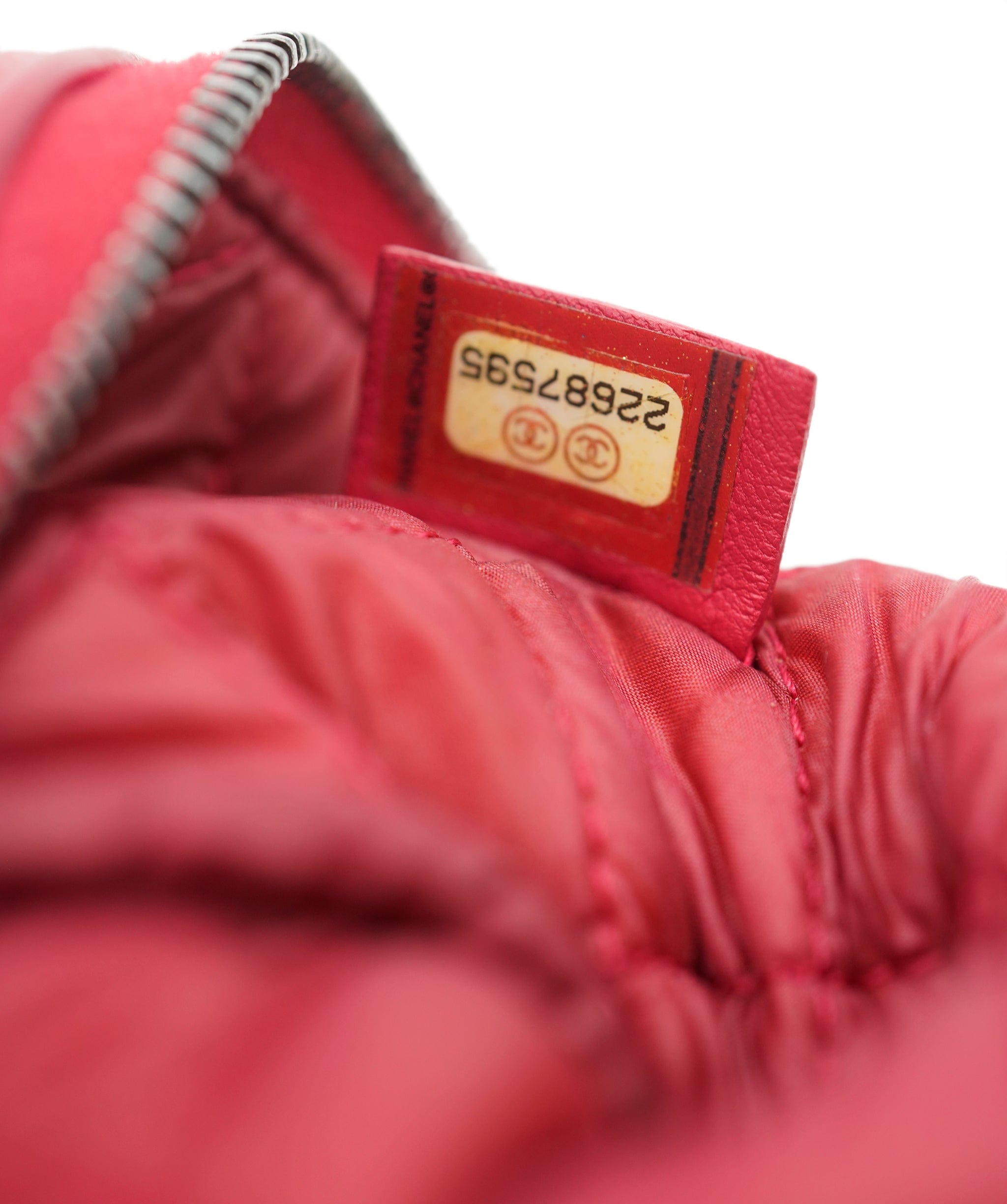 Chanel Chanel Ocase boy large pochette, red, very good conditions  AKL0101