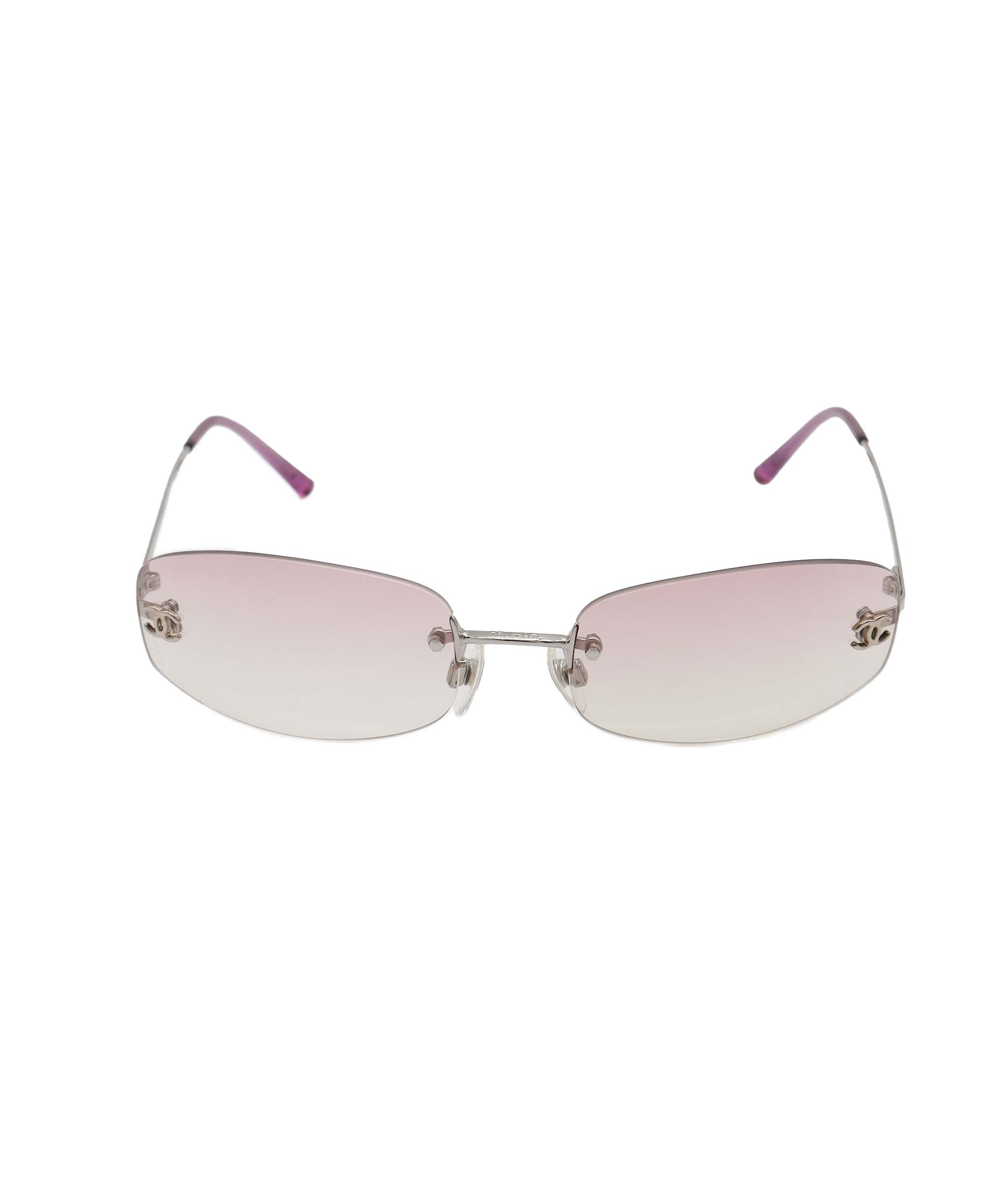 Chanel Chanel Pink Rimless CC Aviators - DXBS0923