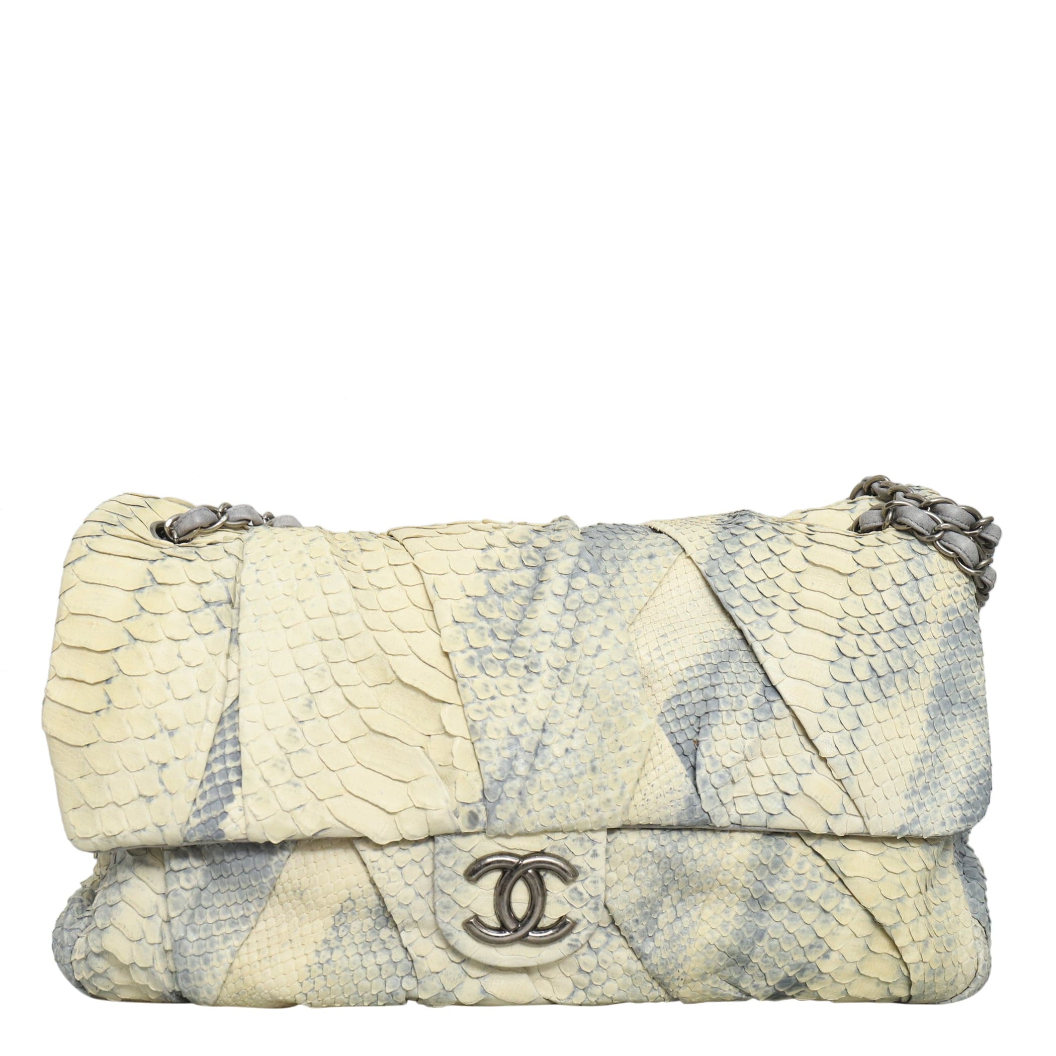 Chanel Chanel Python Jumbo XL Flap Bag