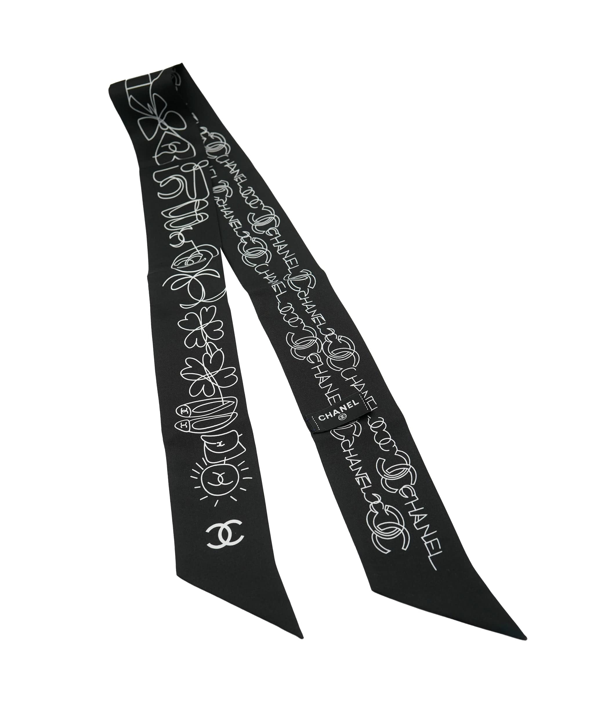 Chanel Chanel Silk twilly, Excellent conditions  AKL0110