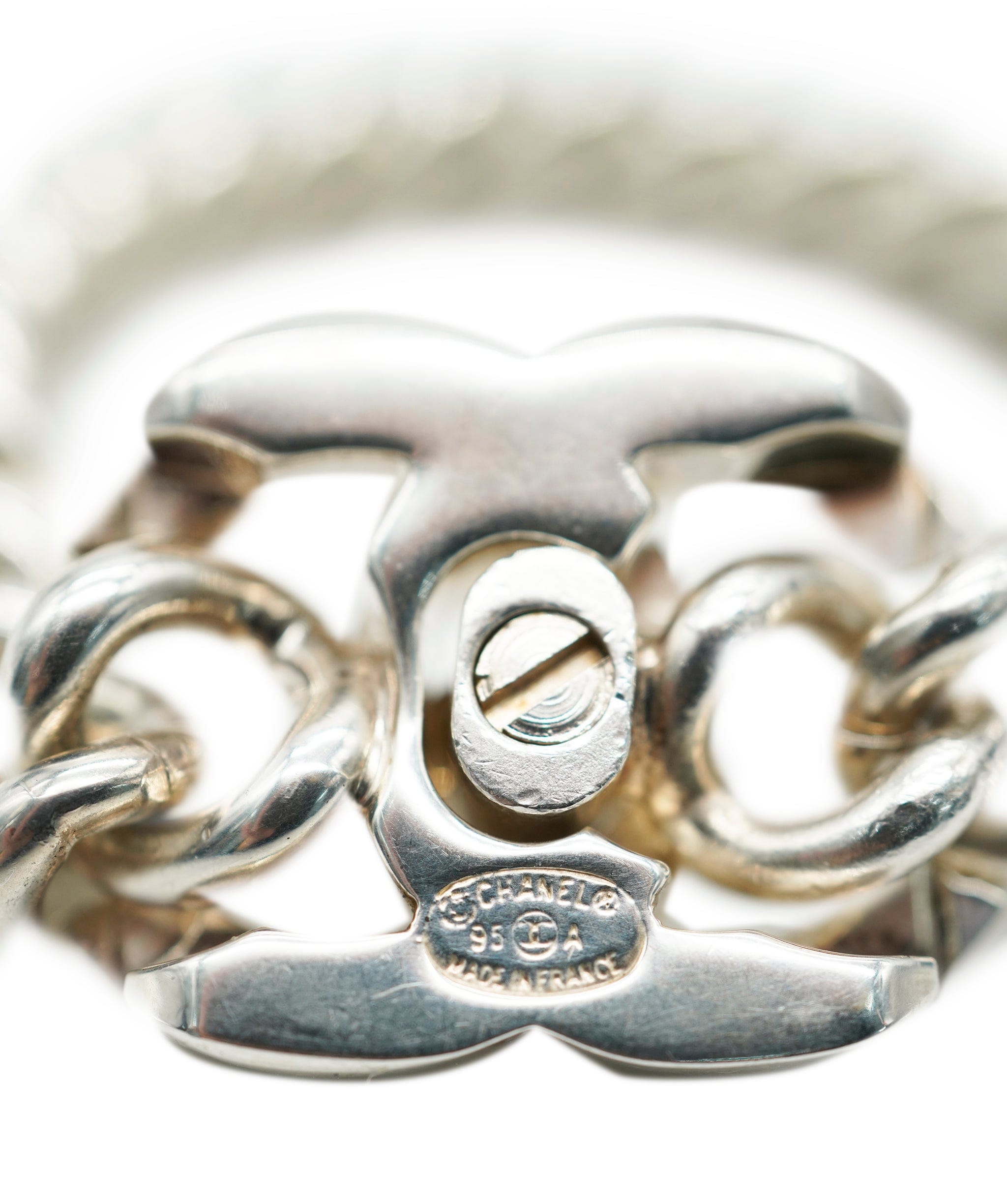 Chanel Chanel Silver Turnlock bracelet  ALL0690
