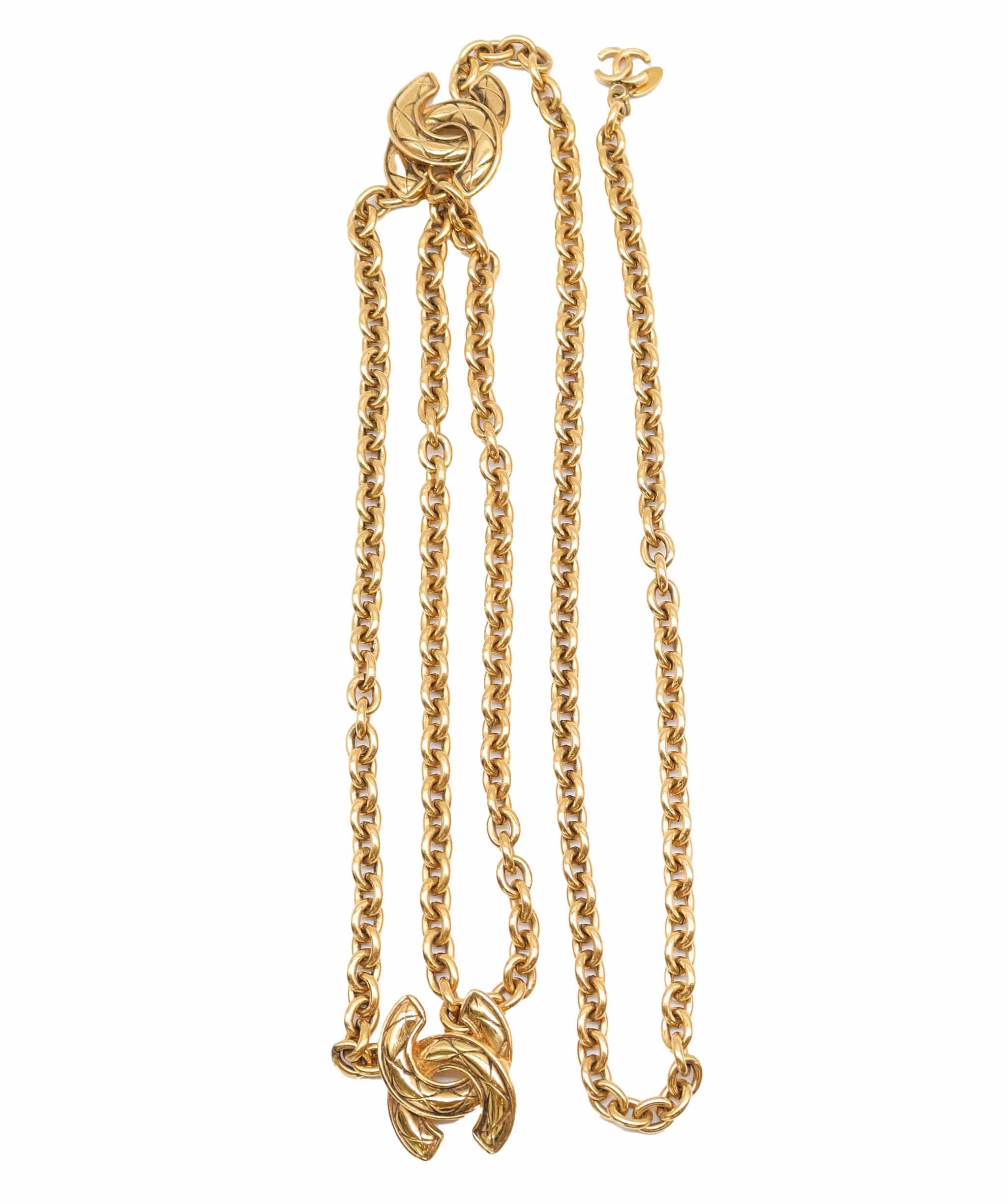 Chanel CHANEL TRIPLE CHAIN BELT COCOMARK ACCESSORY DXBS4144