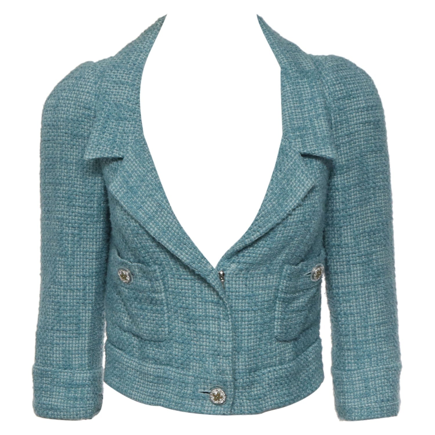Chanel Chanel Tweed Cropped Blazer