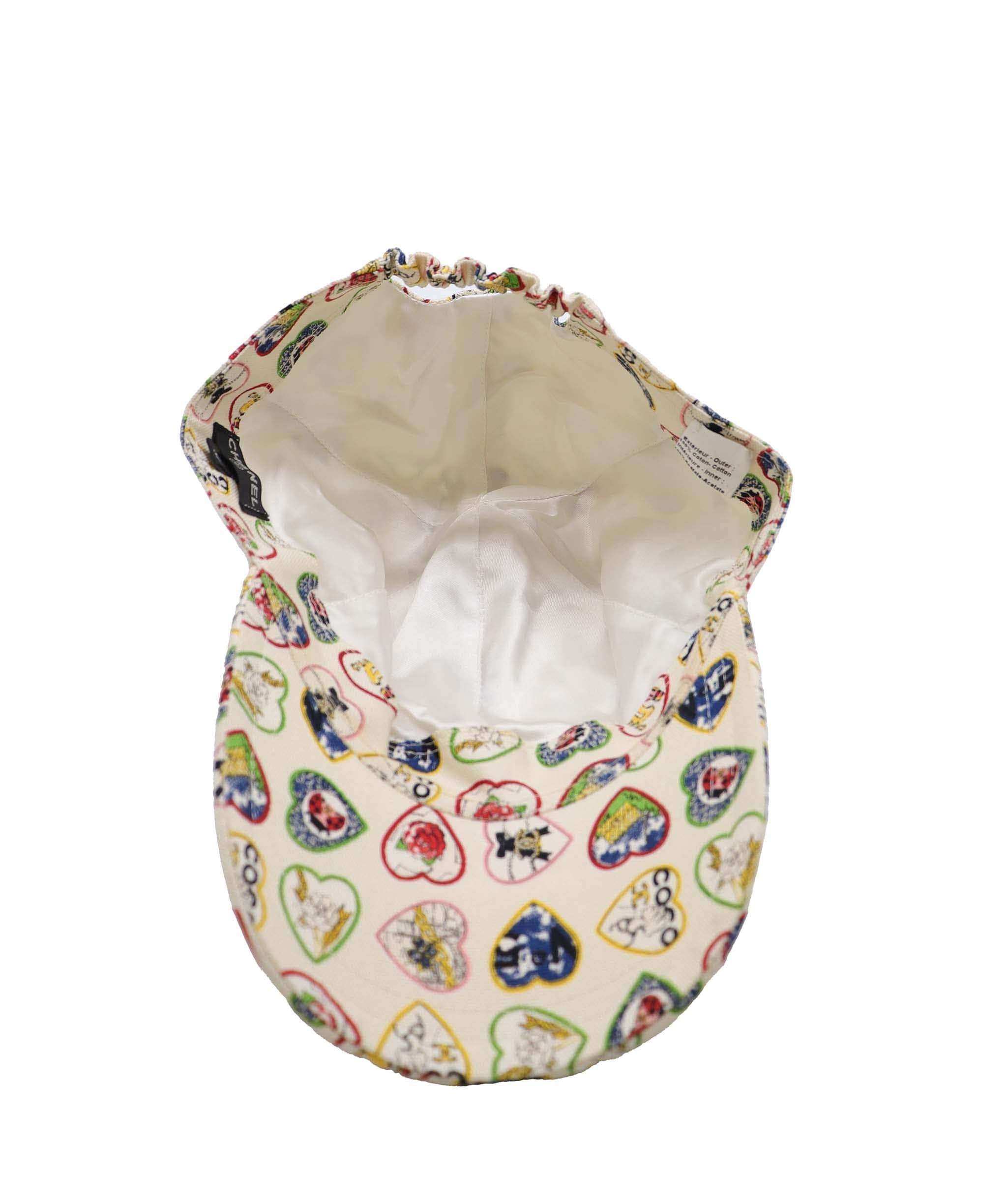 Chanel Chanel Valentine Cotton Ivory Cap Size M DXBS3646