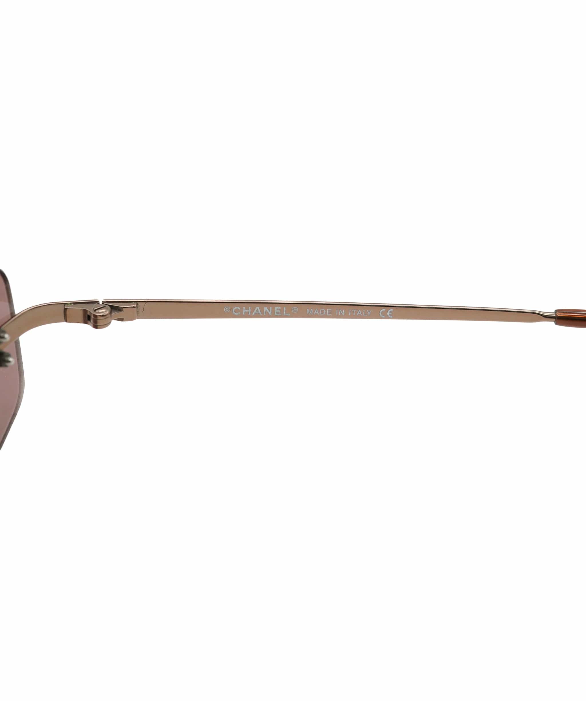 Chanel Chanel Vintage Brown rimless sunglasses ALC2439