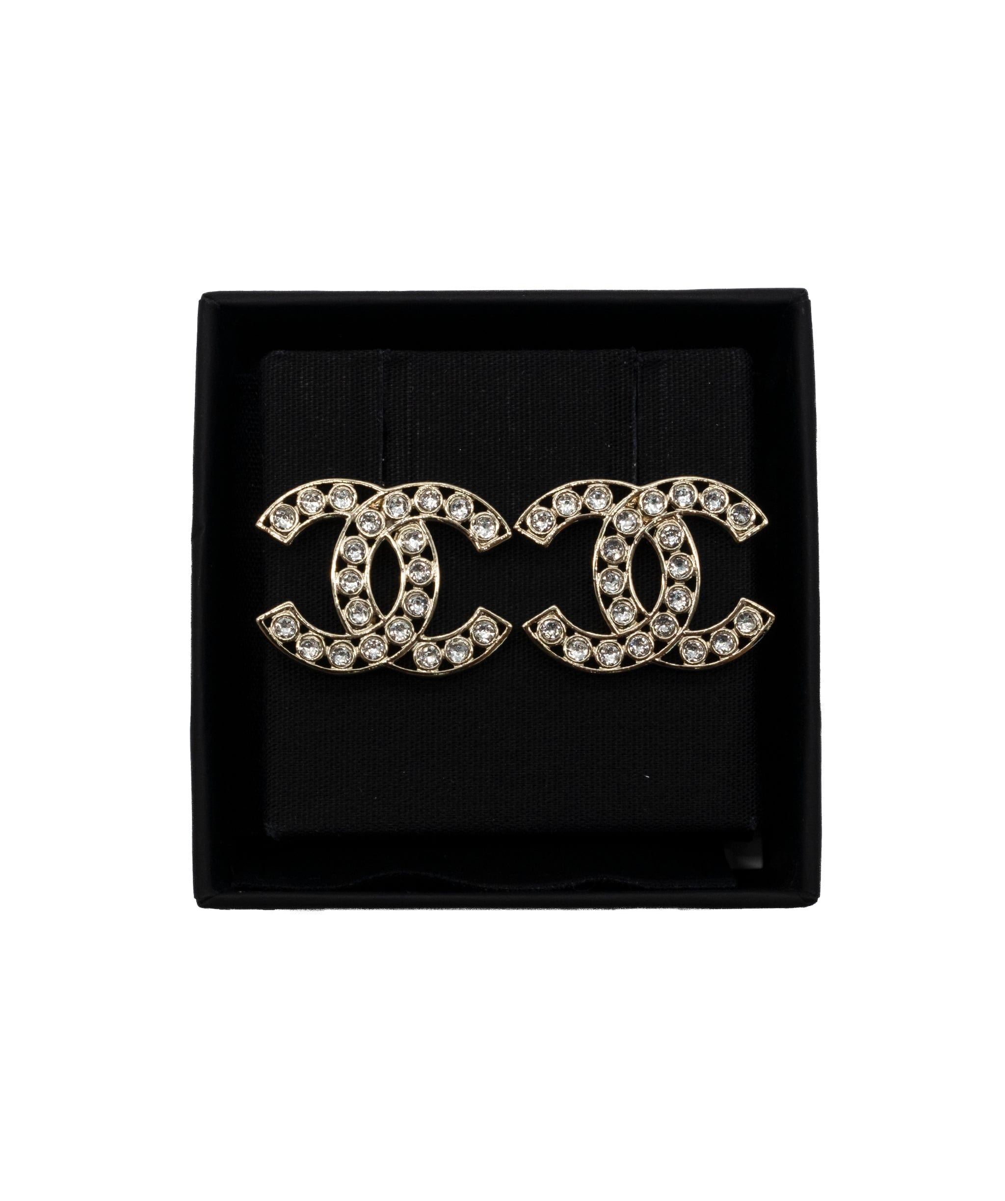 Chanel Chanel CC Crystal Earrings RJC2314