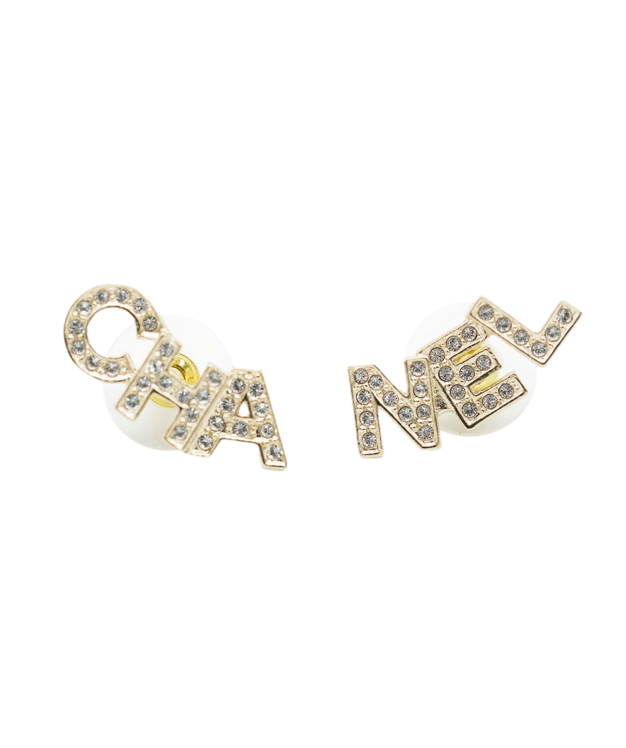 Chanel Chanel Earrings CHA NEL 20B strass AVC1158