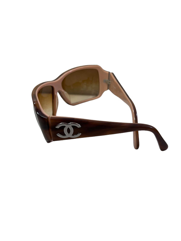 Chanel Chanel Sunglasses Brown/Silver SYC1086