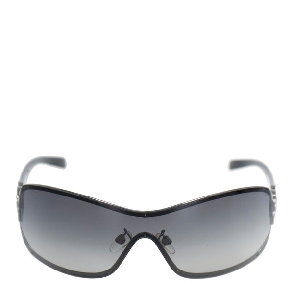 Black chanel sunglasses with hotsell swarovski crystals