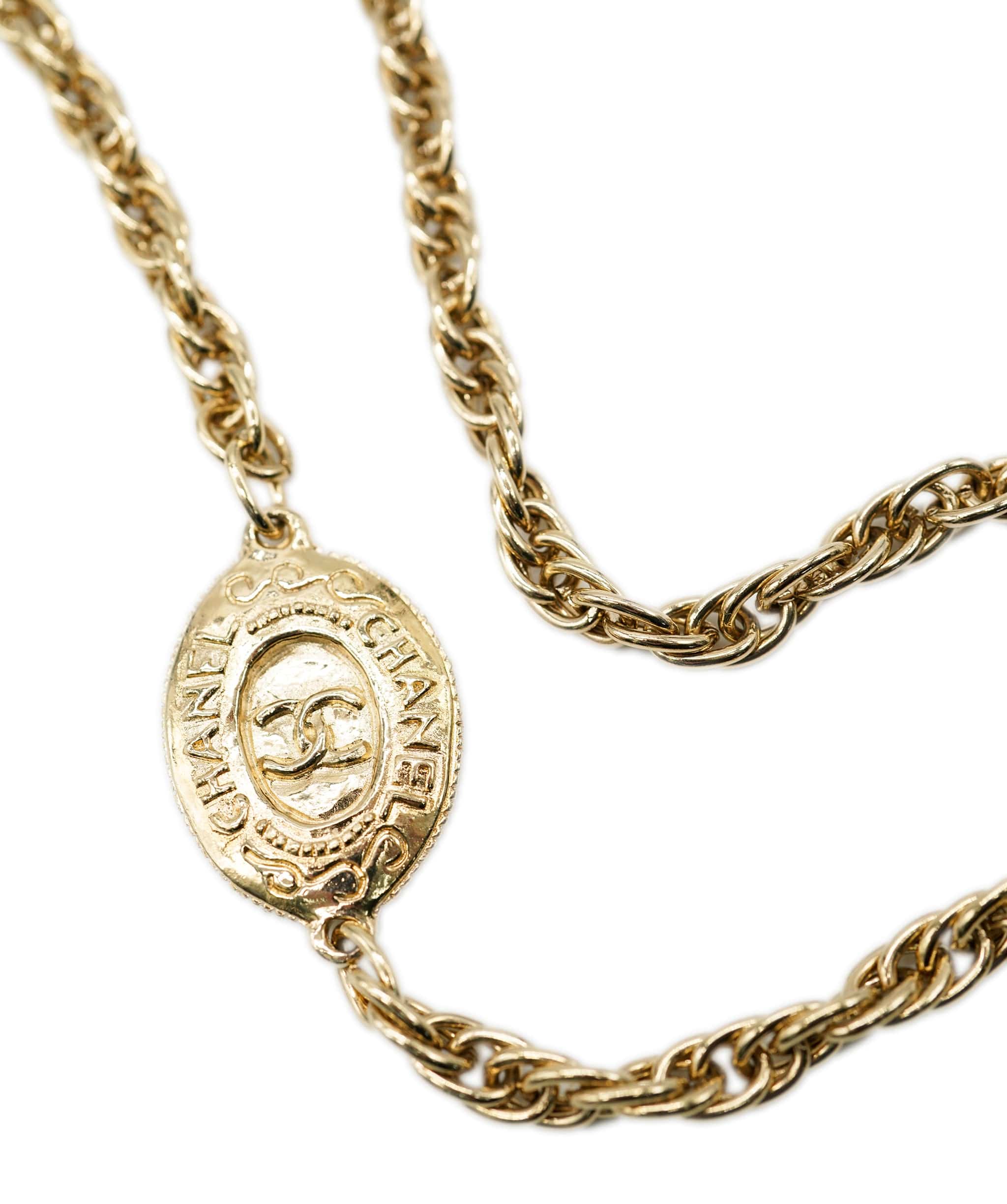 Chanel Long chain chanel lion necklace ASL3527