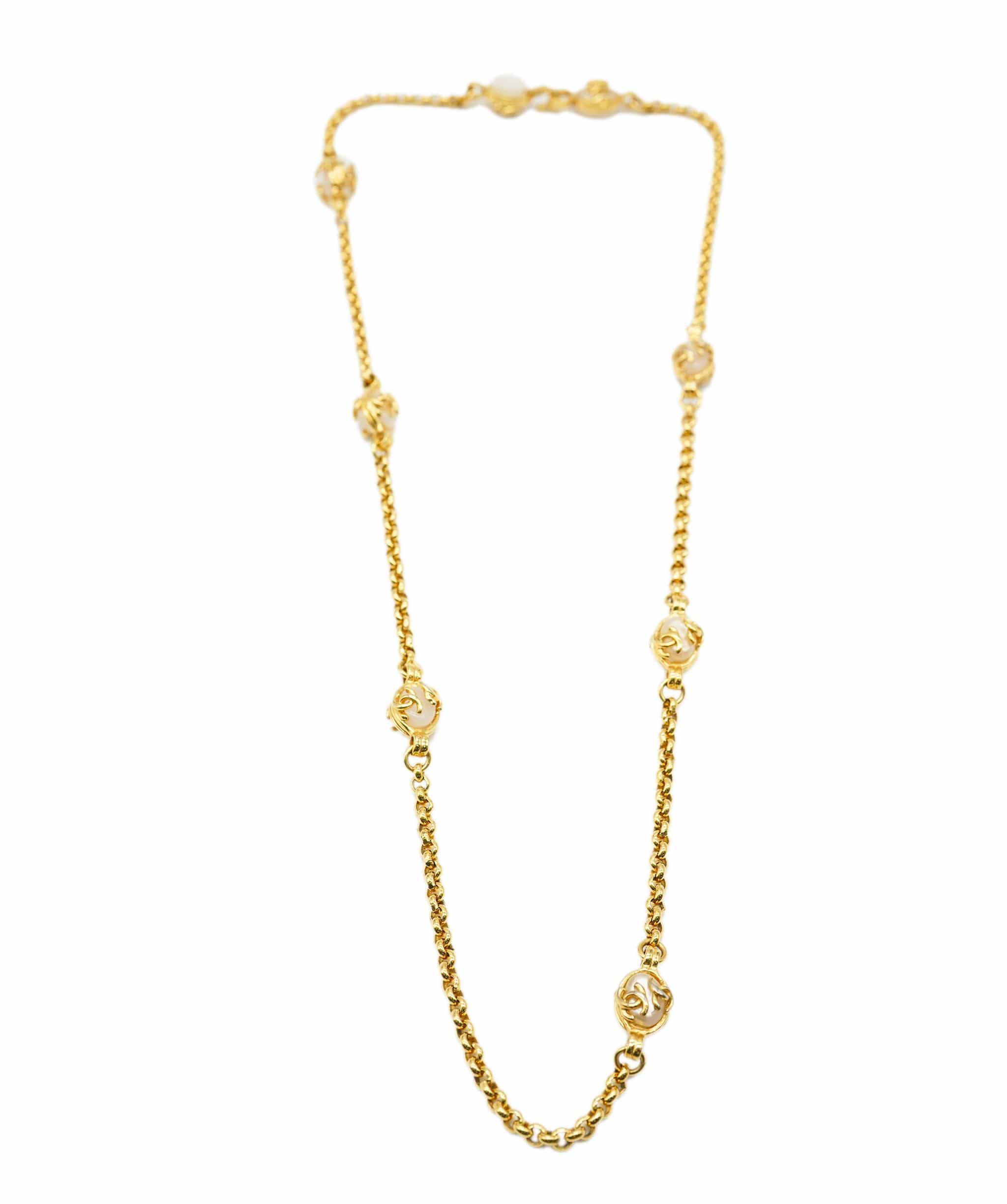 Chanel Vintage chanel long gripoix necklace ALC0765