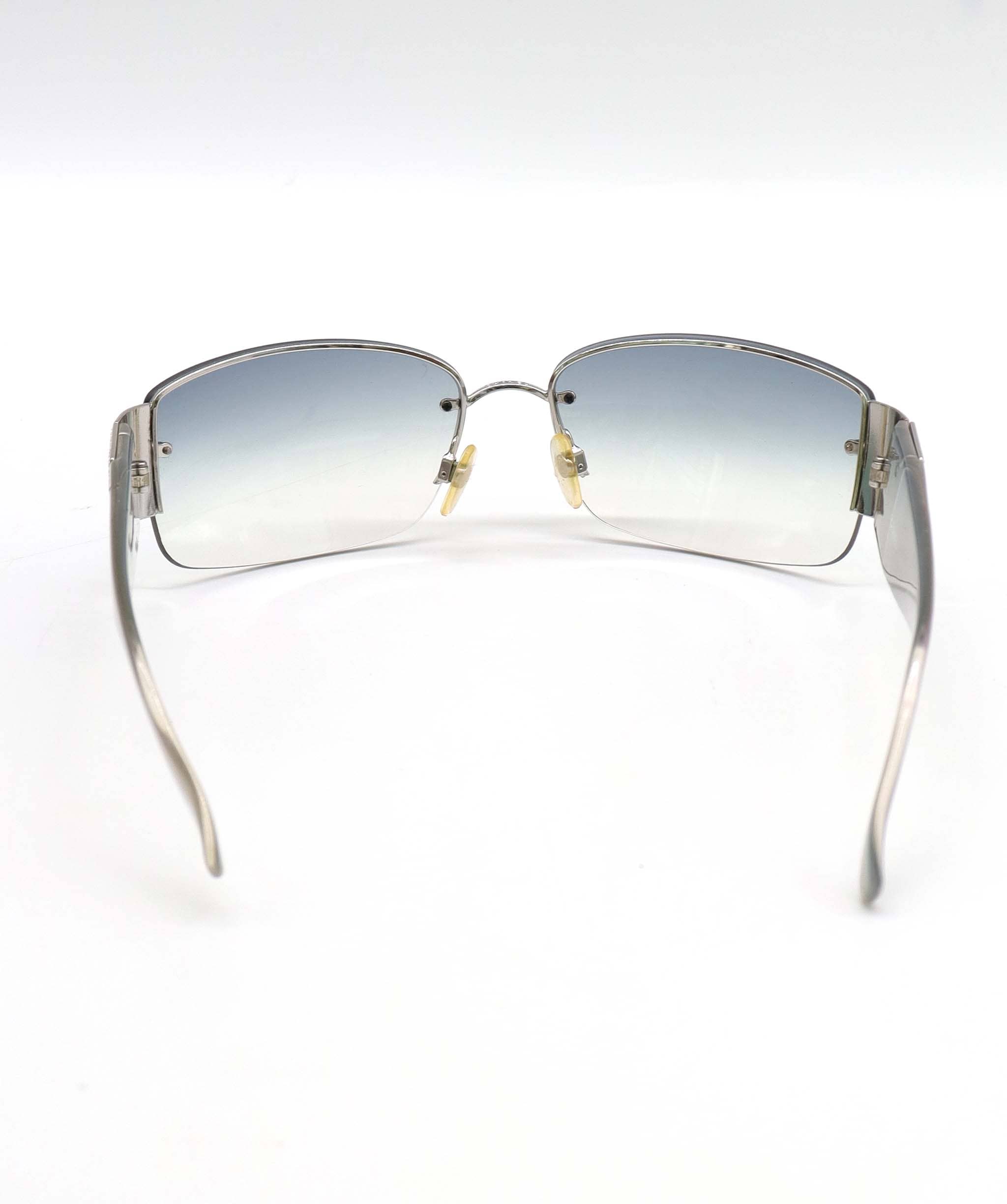 Chanel VINTAGE CHANEL RHINESTONE SUNGLASSES Blue EYEWEAR AGC3570