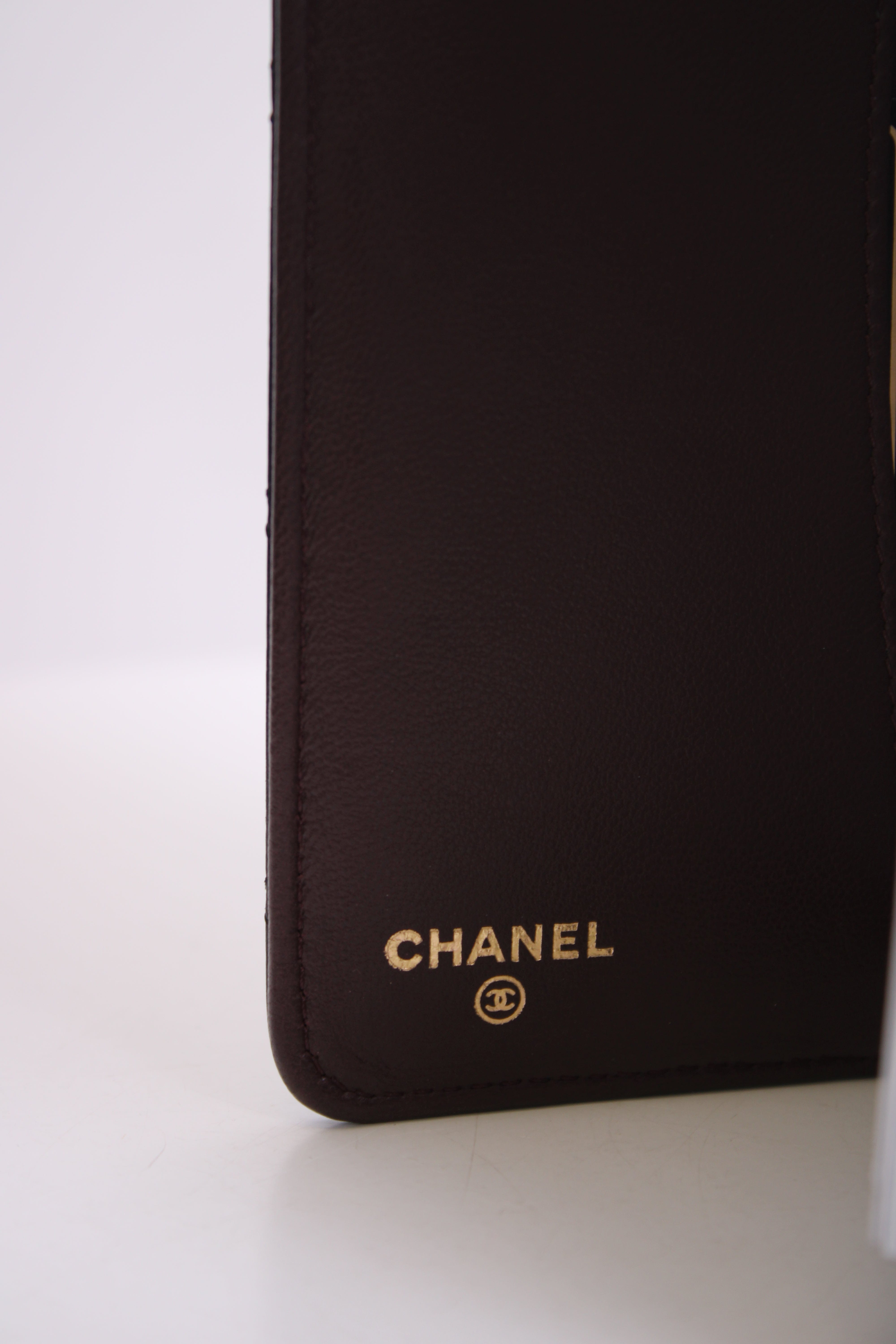 Chanel Chanel Quilted Lambskin Agenda Black