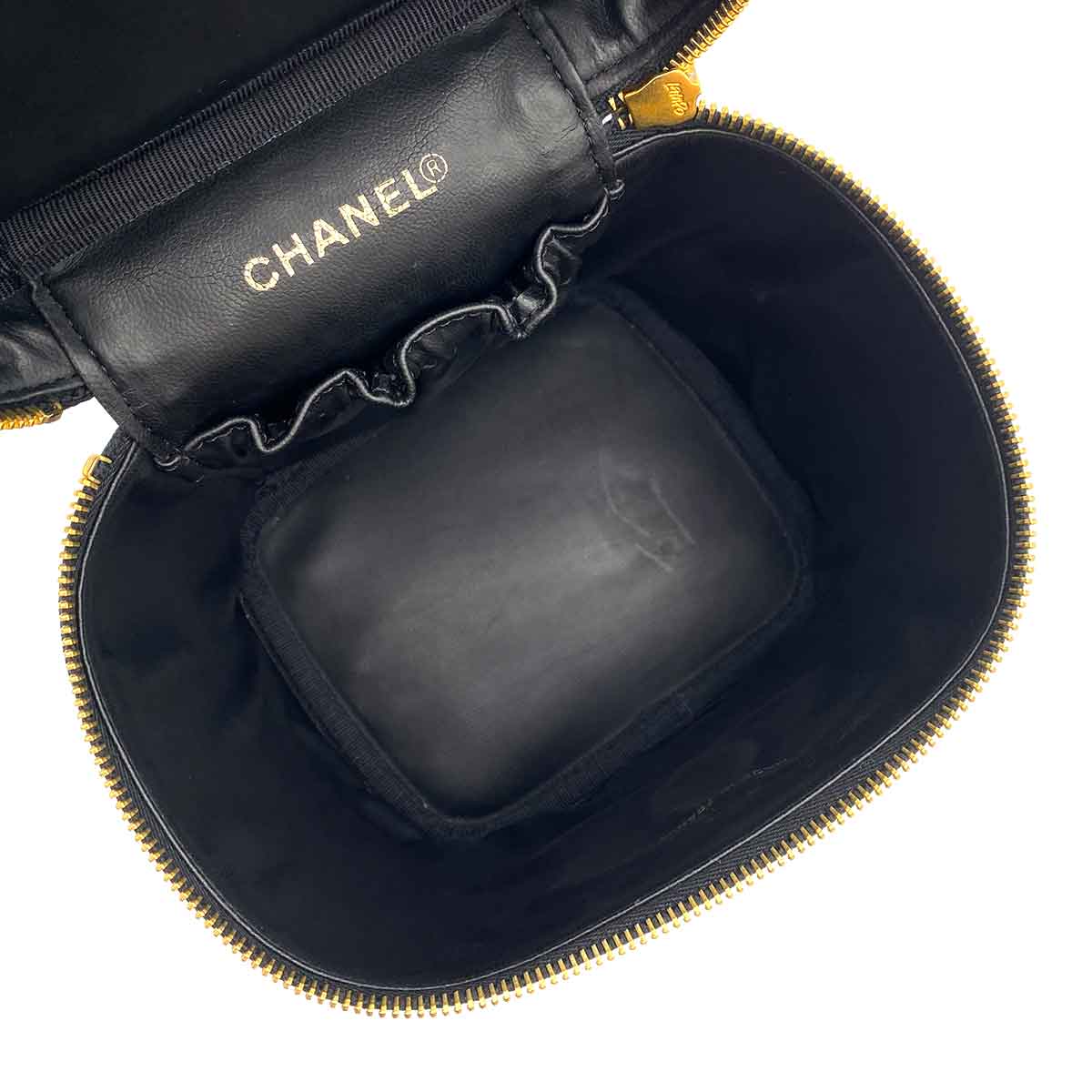 Chanel AUCTION Chanel Vintage Vanity Black Caviar GHW #5 90234741