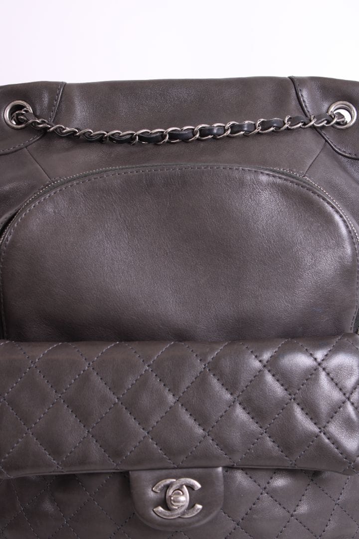 CHANEL CHANEL Backpack Grey