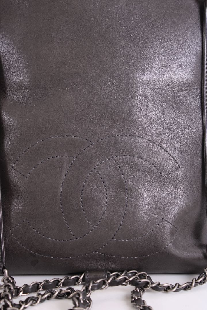 CHANEL CHANEL Backpack Grey