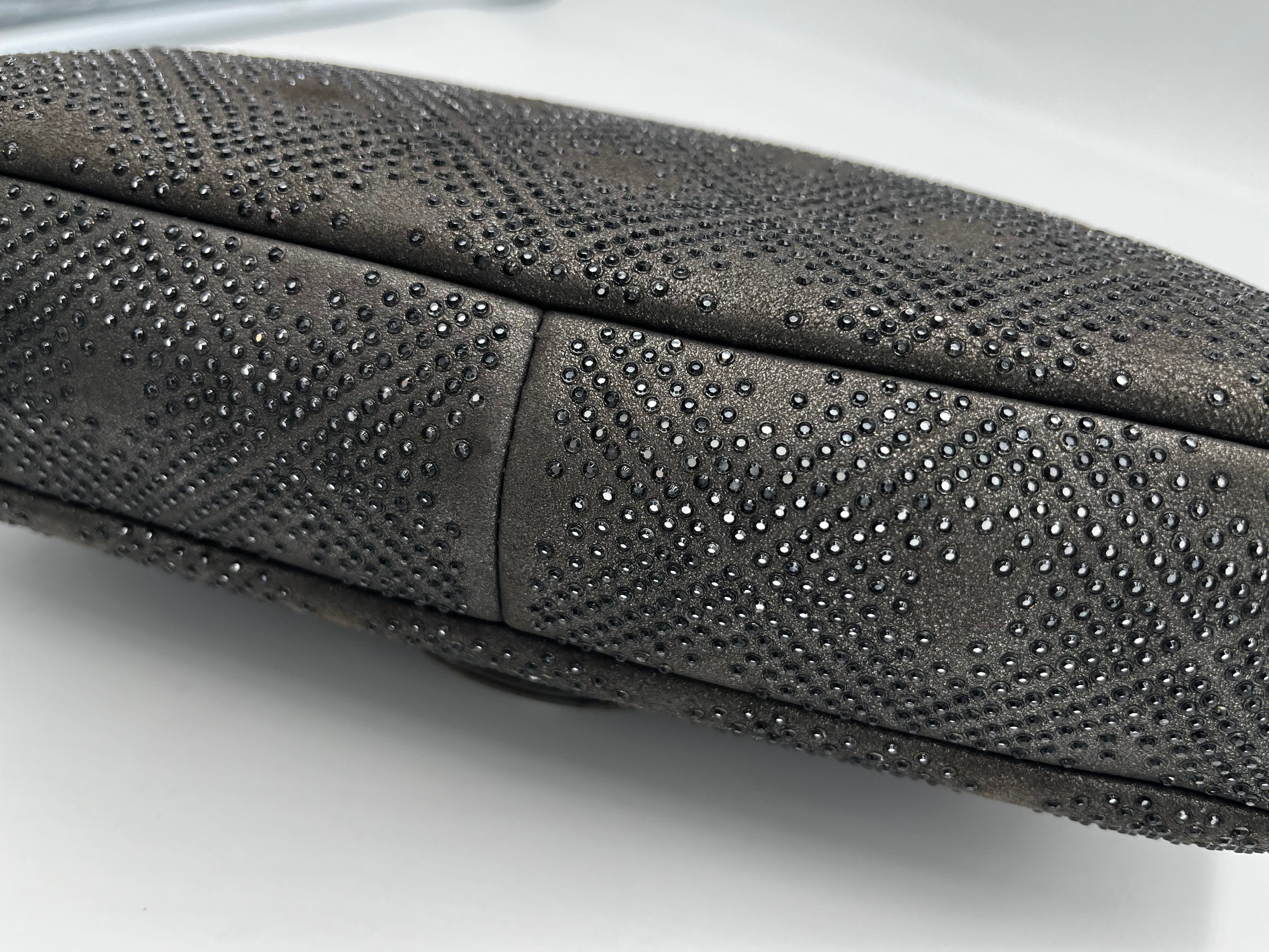 Chanel Chanel Classic  Flap bag silver strass.