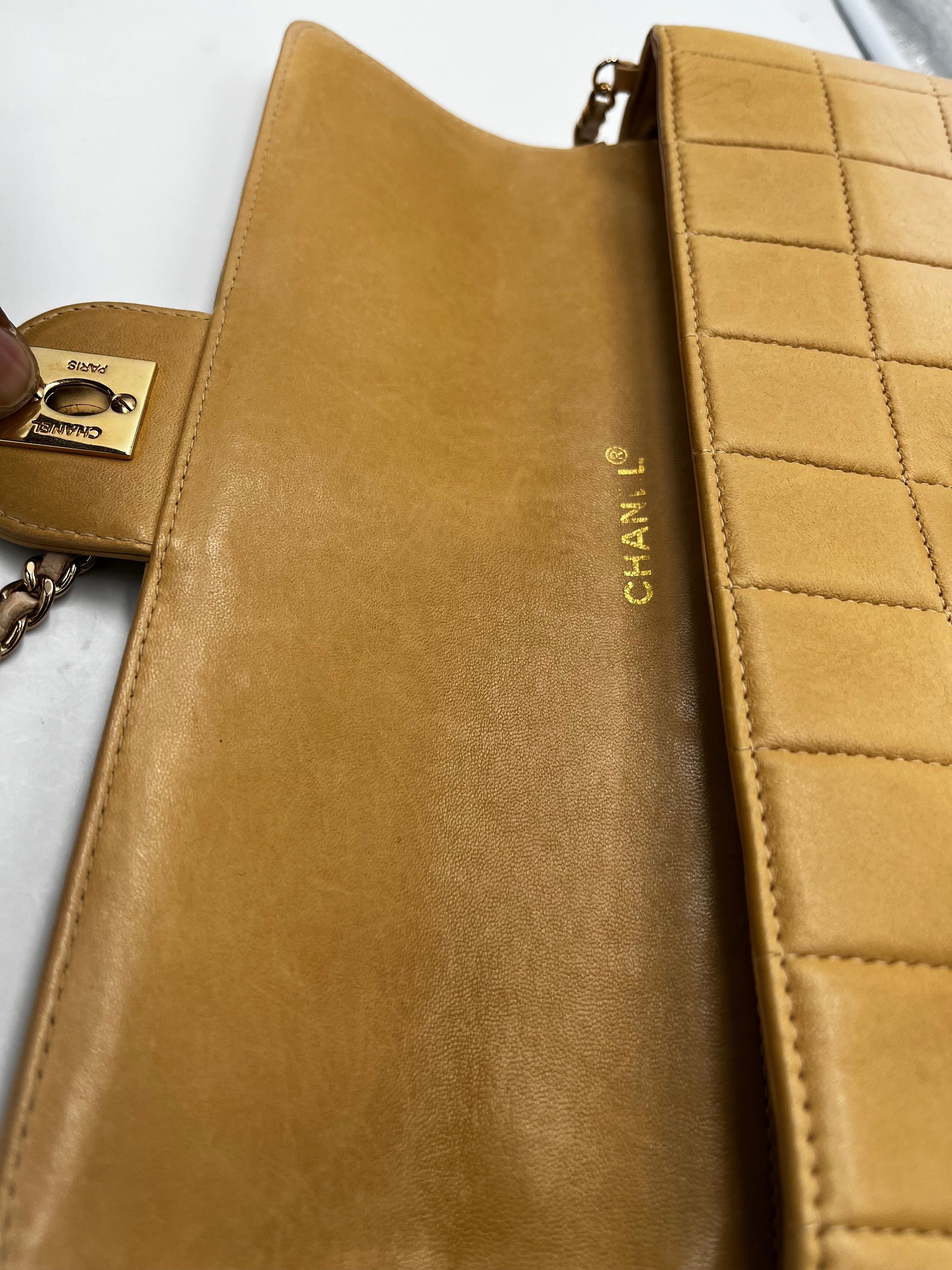 Chanel Chanel Vintage East West Crossbody Flap Bag