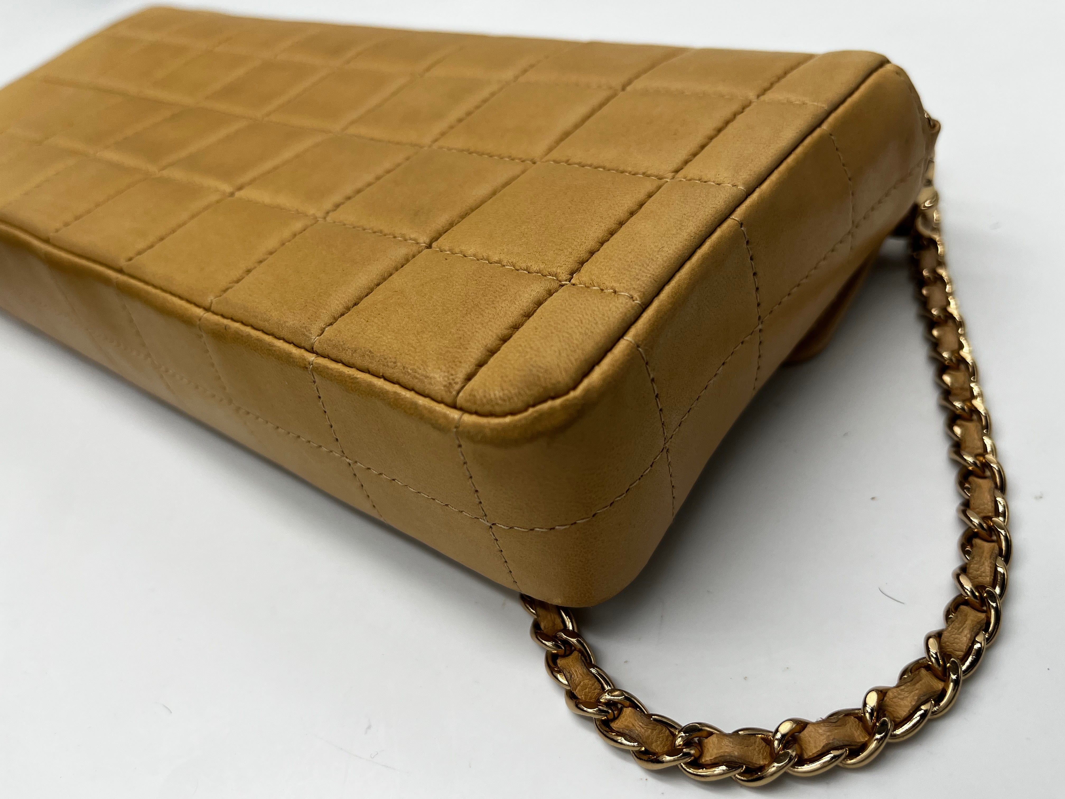 Chanel Chanel Vintage East West Crossbody Flap Bag