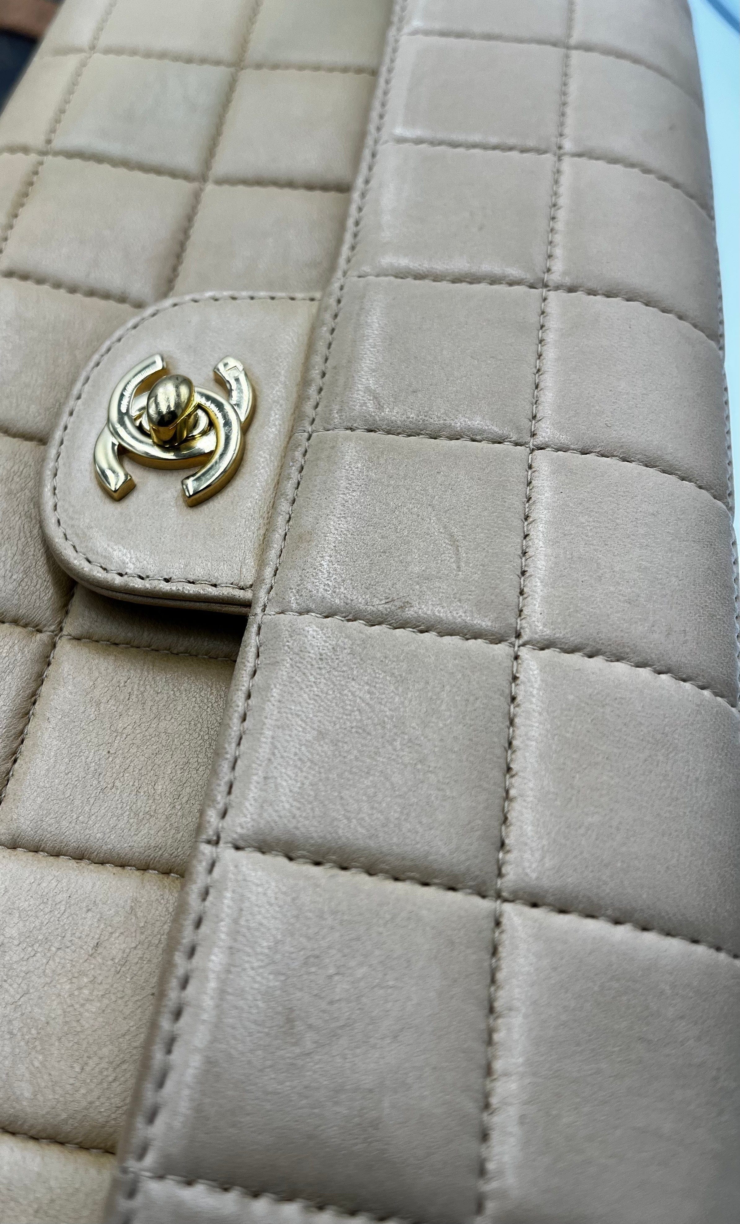 Chanel Chanel Vintage East West Crossbody Flap Bag