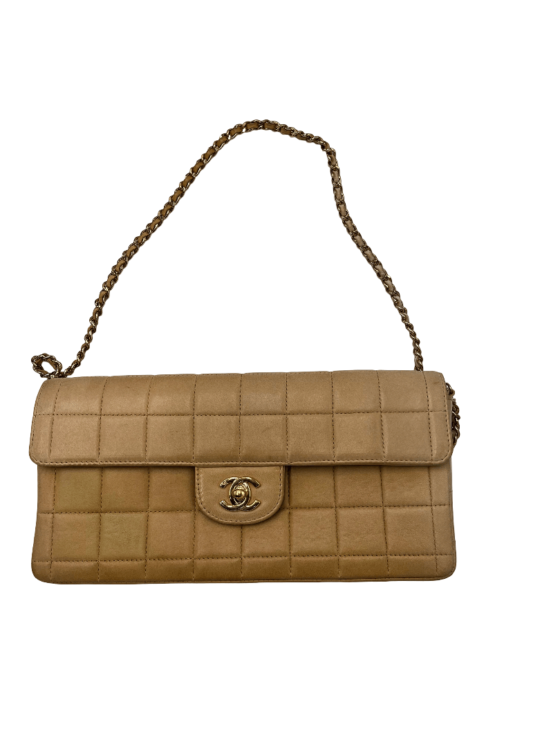 Chanel Chanel Vintage East West Crossbody Flap Bag