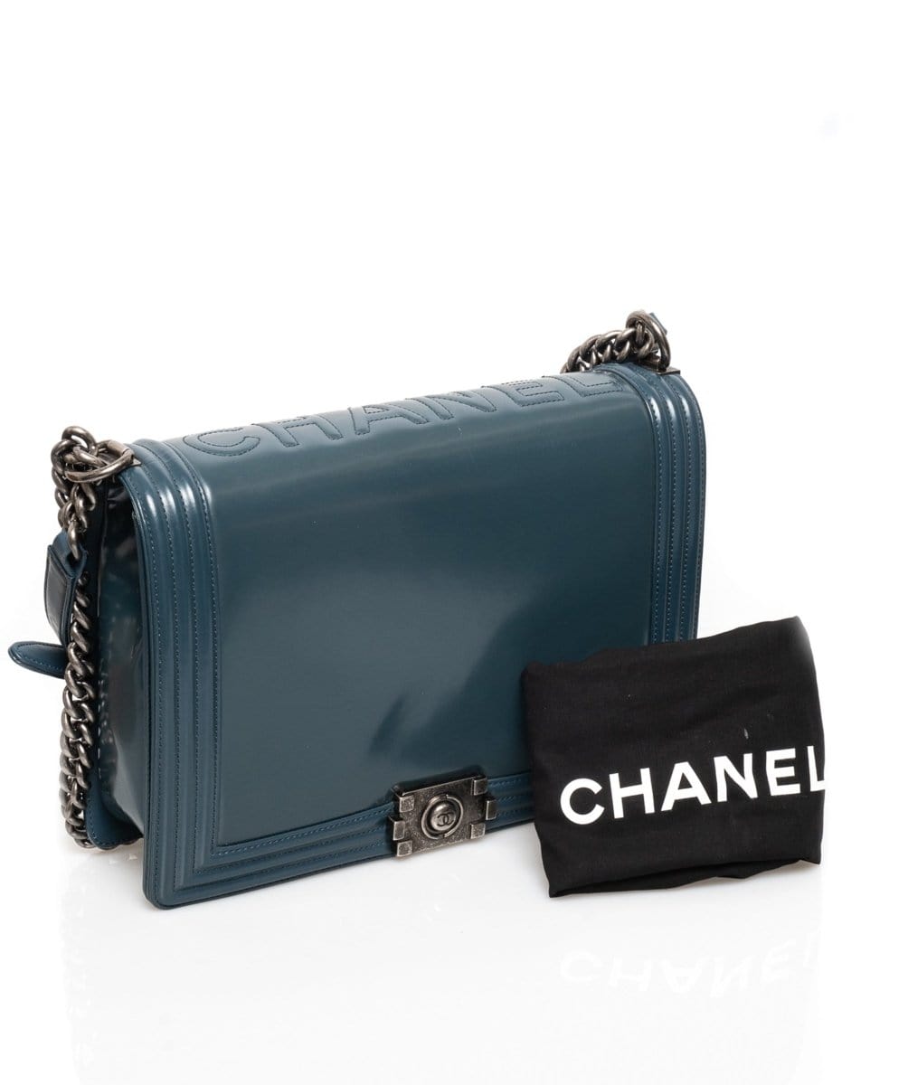 49. LP x C Chanel Glazed Boy Bag Large Bag - ADL1438