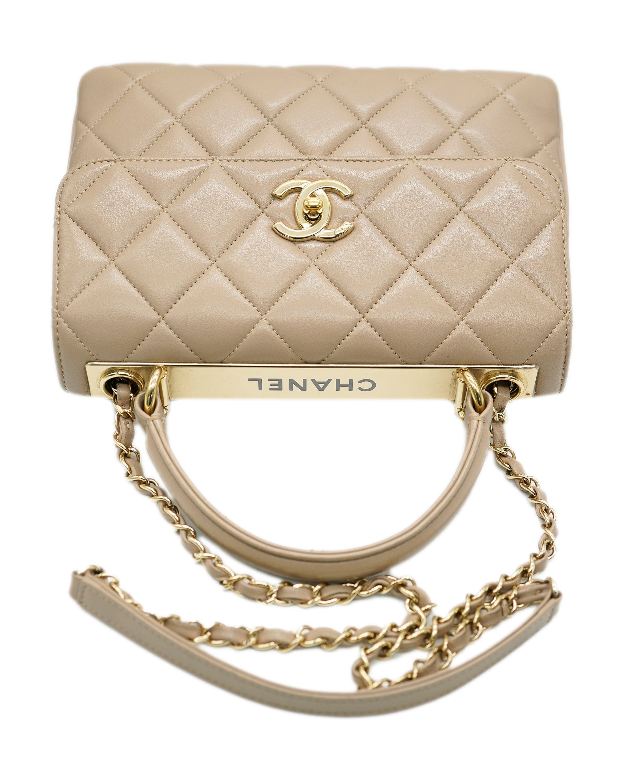 Chanel Beige Chanel Trendy Bag ASC5246