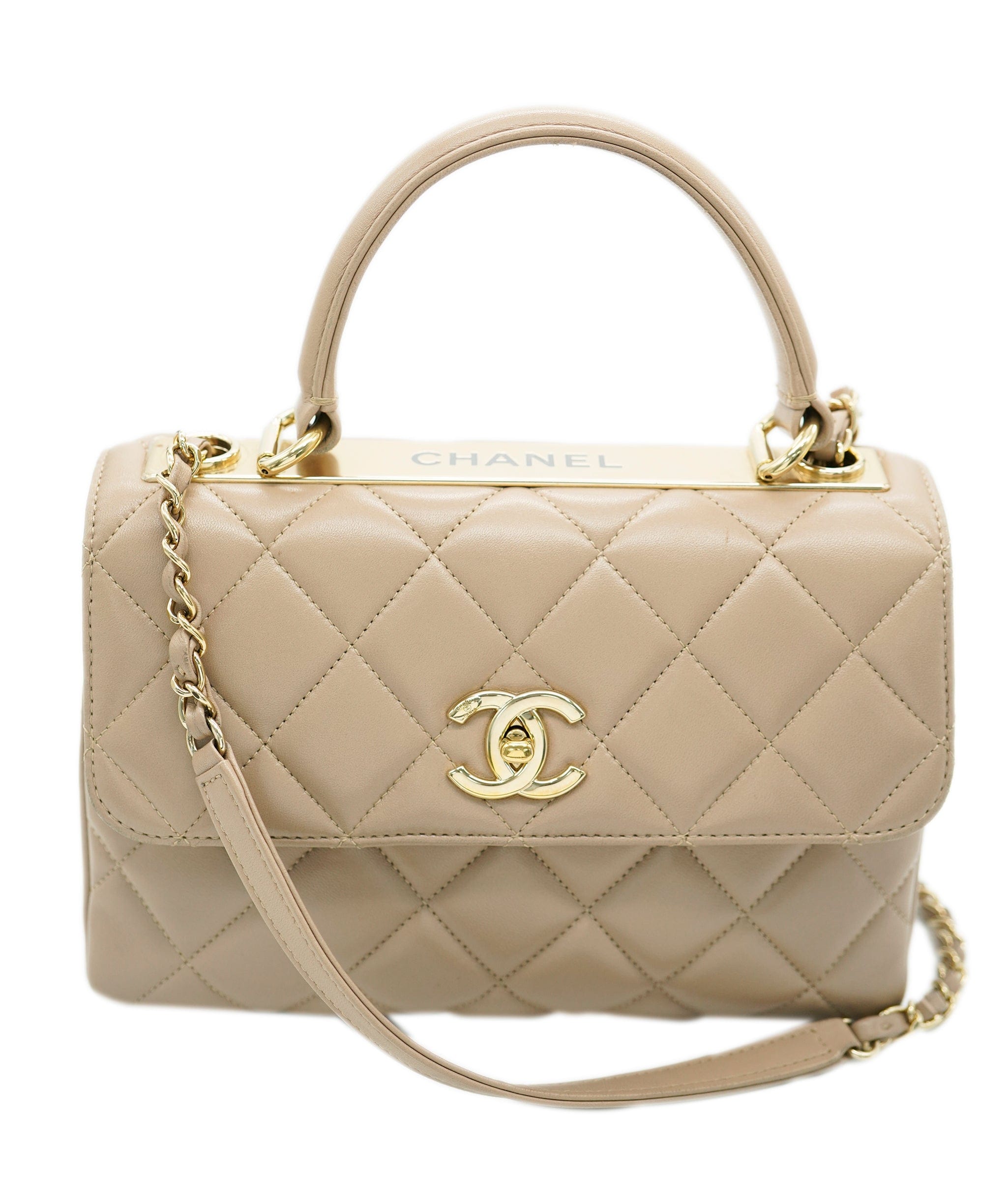 Chanel Beige Chanel Trendy Bag ASC5246