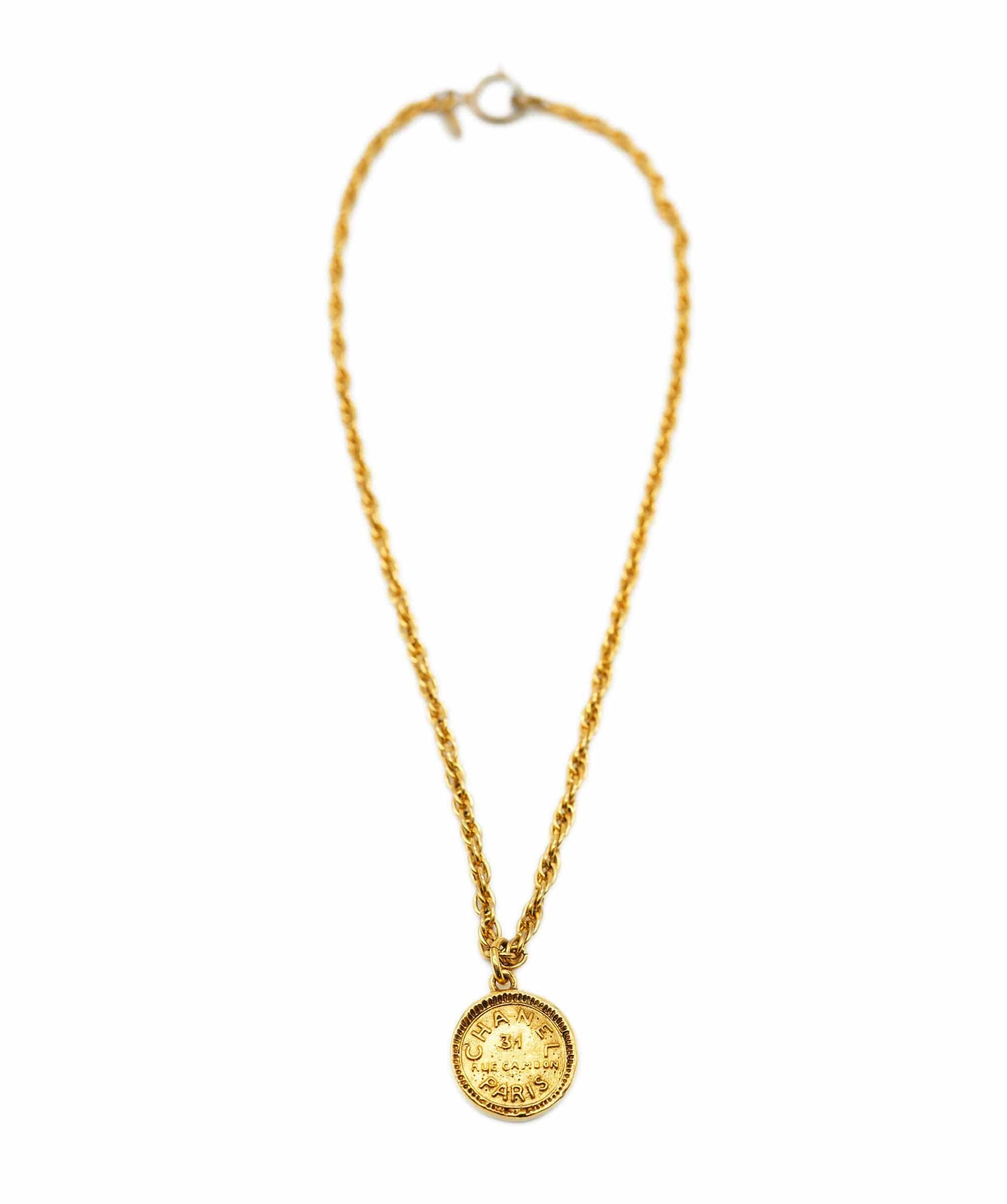Chanel Cambon Medal Necklace PXL2337