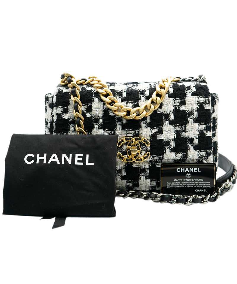 Chanel 19 Tweed Ribbon Houndstooth ALC0767 – LuxuryPromise