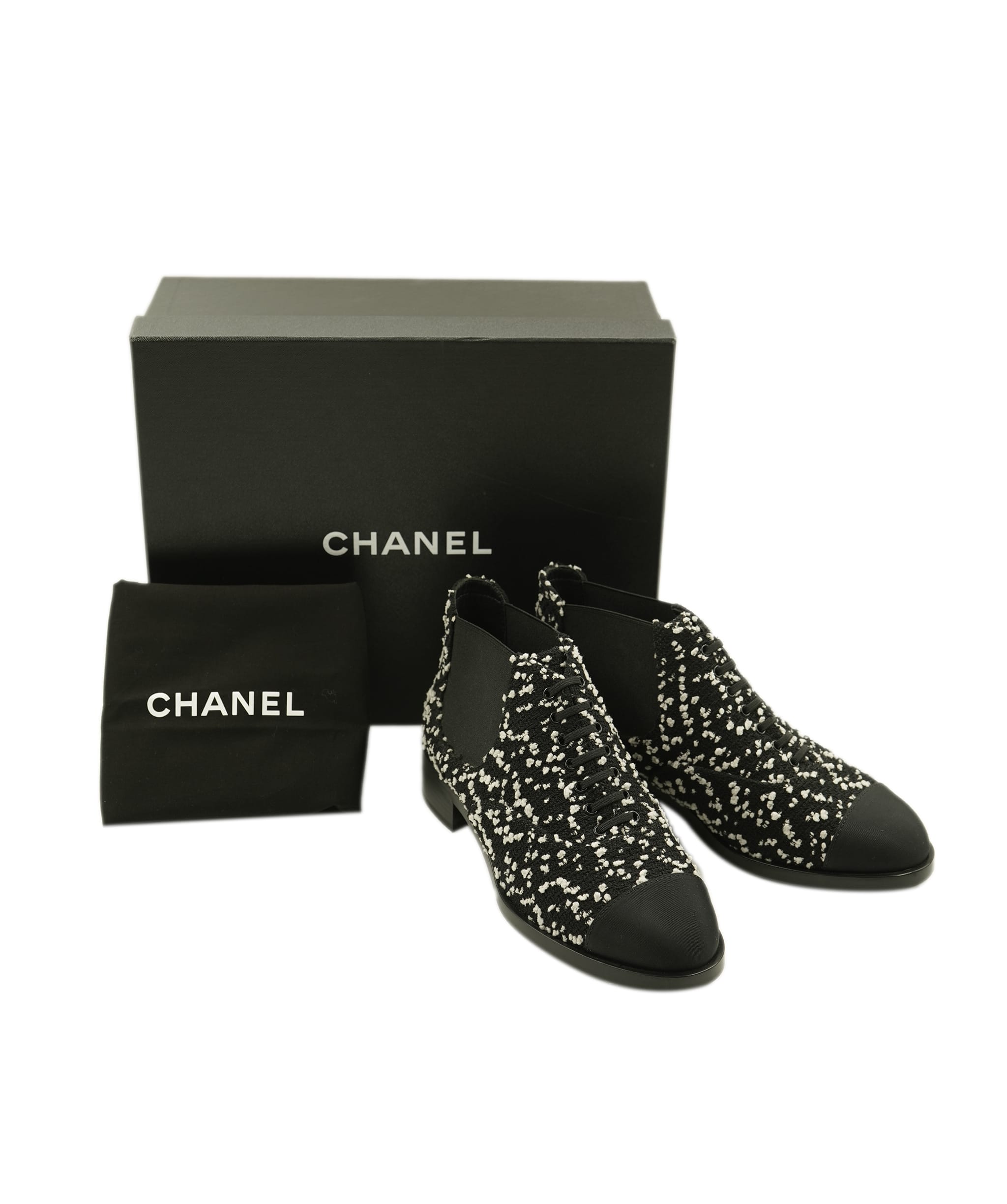 Chanel Chanel ankle boot tweed AKC0777