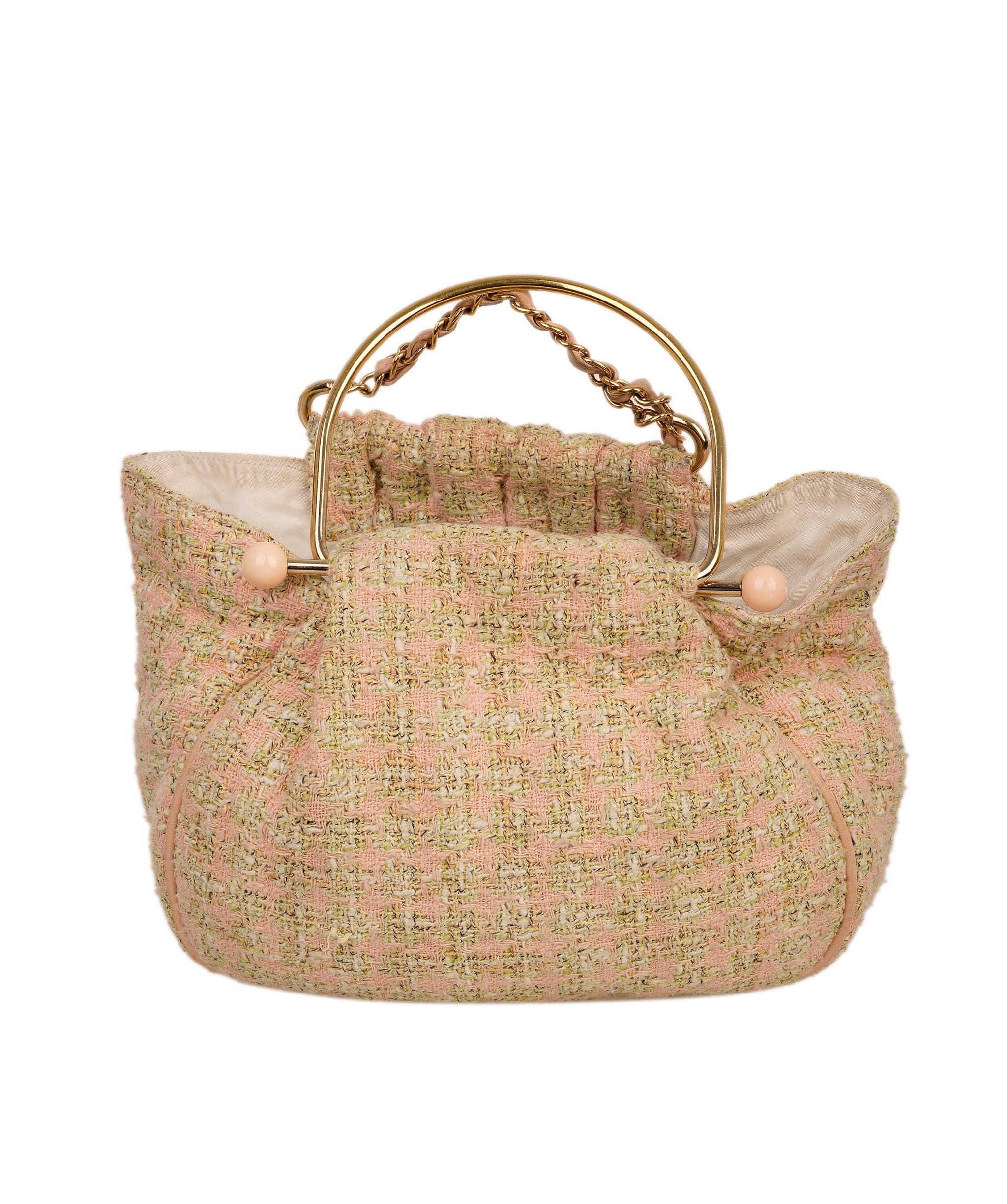 Chanel Chanel Basket tweed beige bag  - APC0028