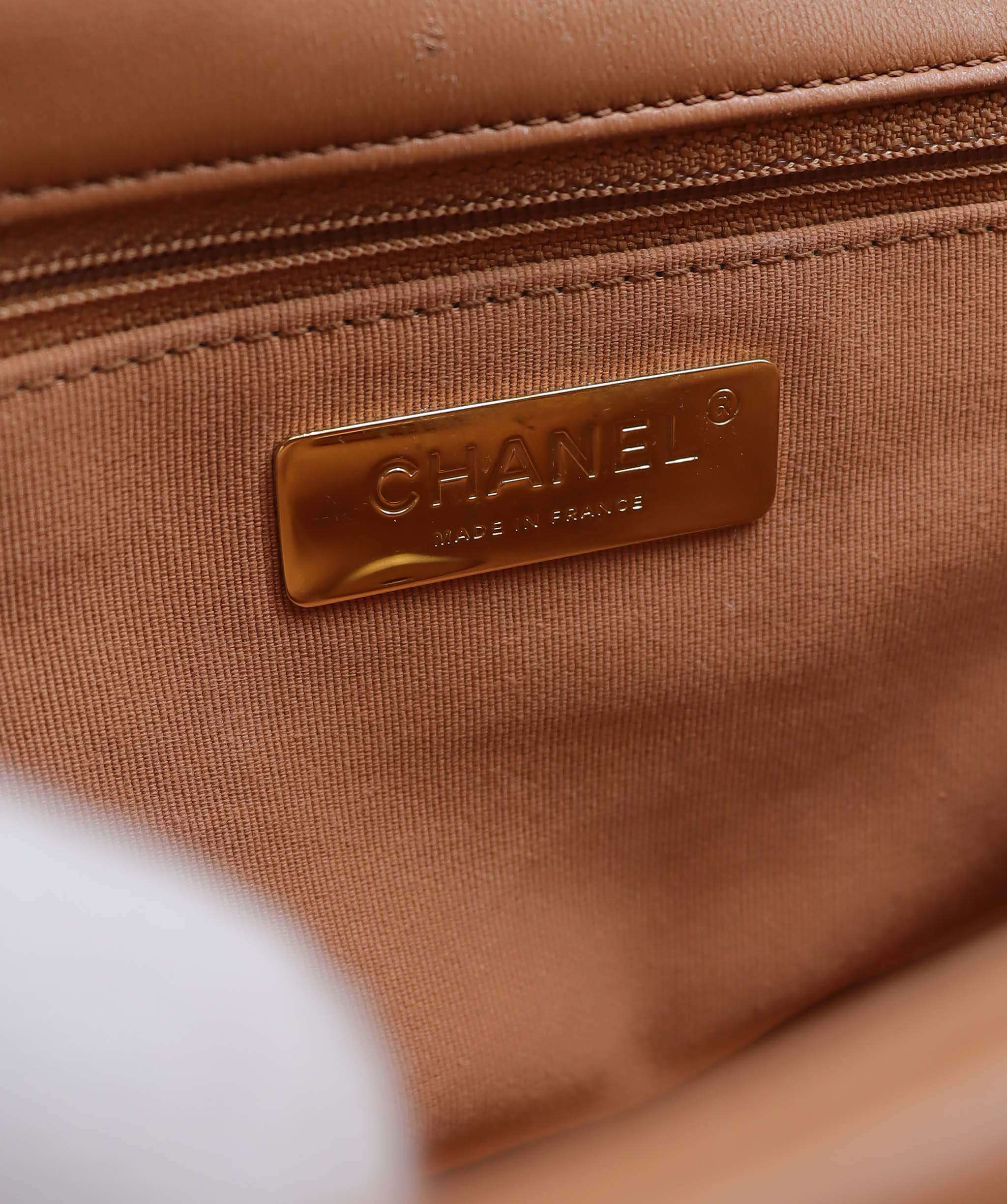 Chanel Chanel Beige 19 Small Leather Bag AGC3024