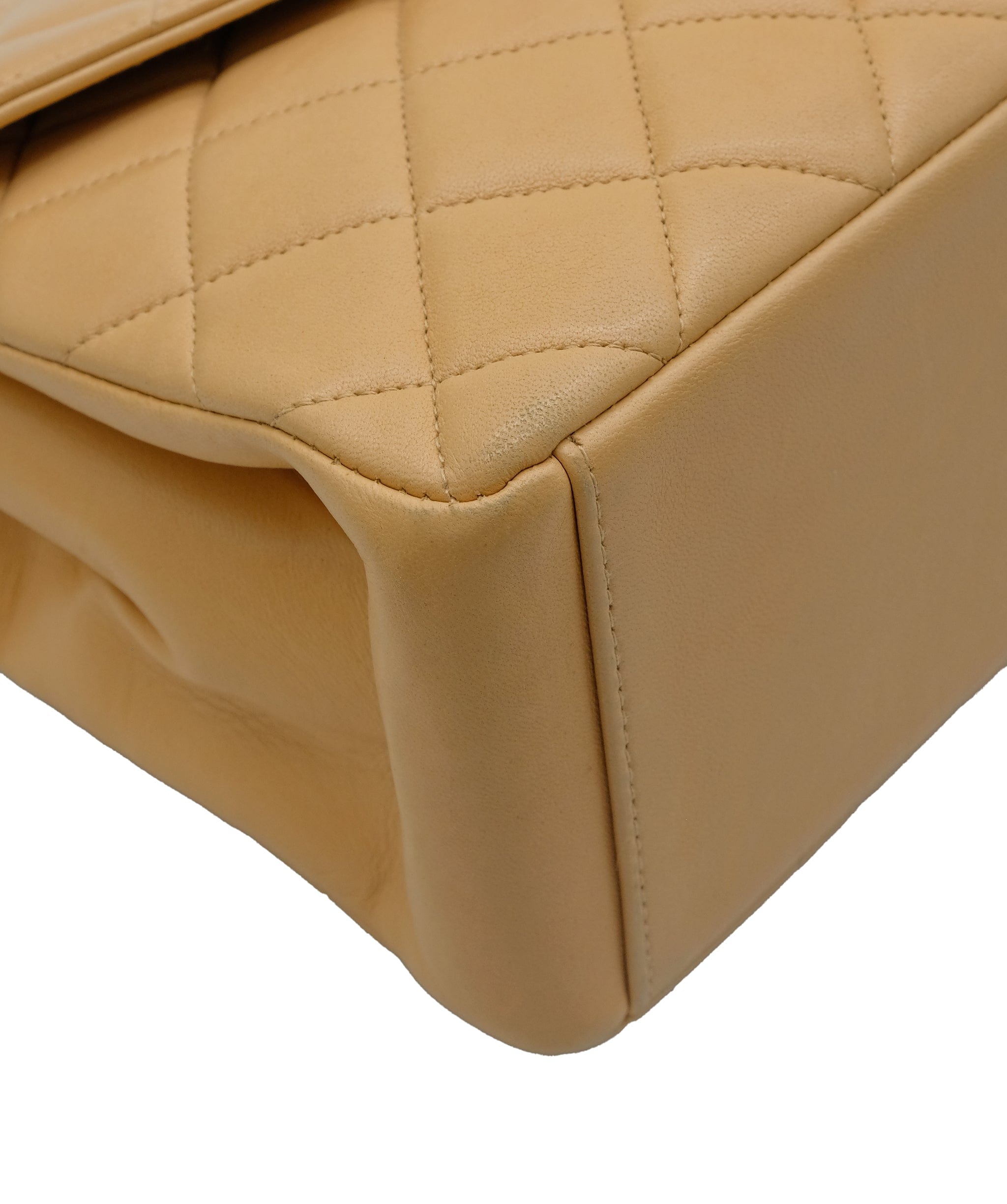 Chanel Chanel Beige Lambskin Medium Envelop Beige Lambskin ASC5266