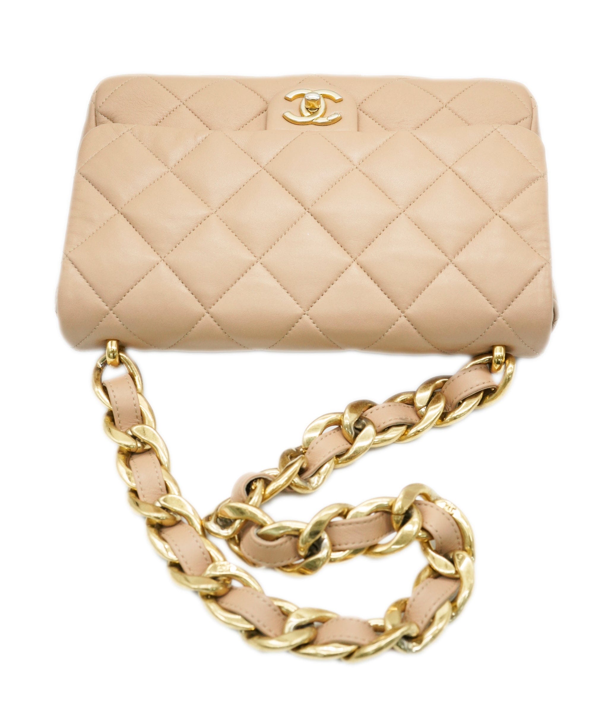 Chanel Chanel beige shoulder bag - comes full set  - AJC0720