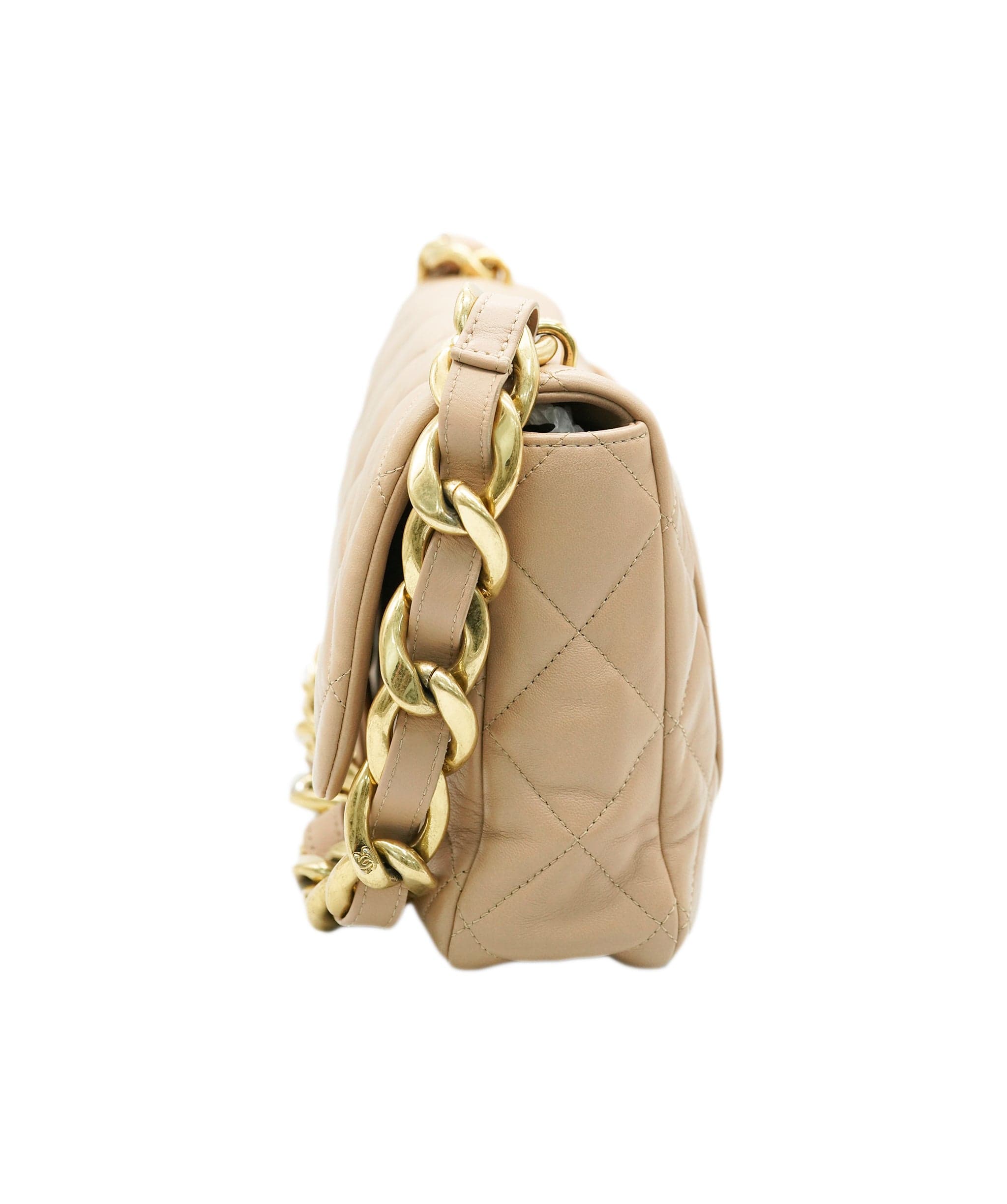 Chanel Chanel beige shoulder bag - comes full set  - AJC0720