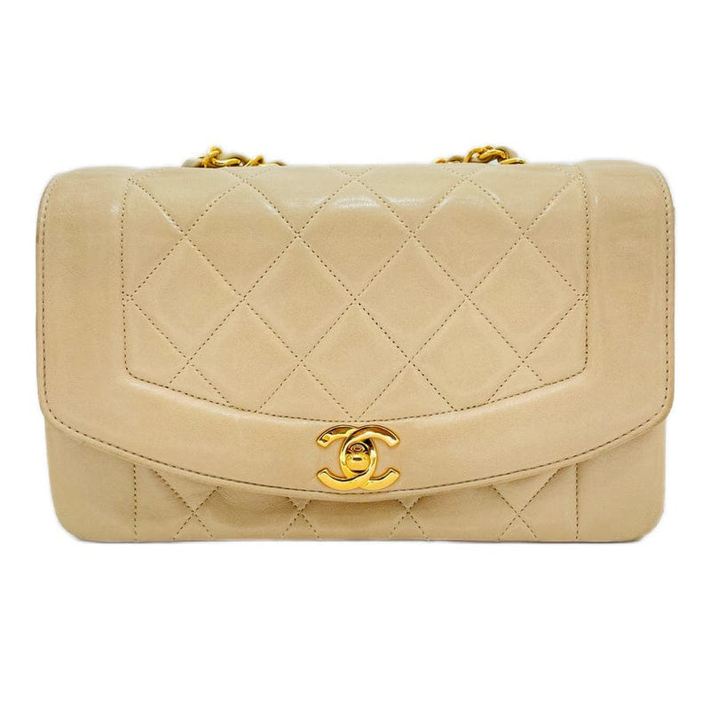 Chanel Vintage Diana Small Beige Lambskin GHW #2 SKCP1362 – LuxuryPromise