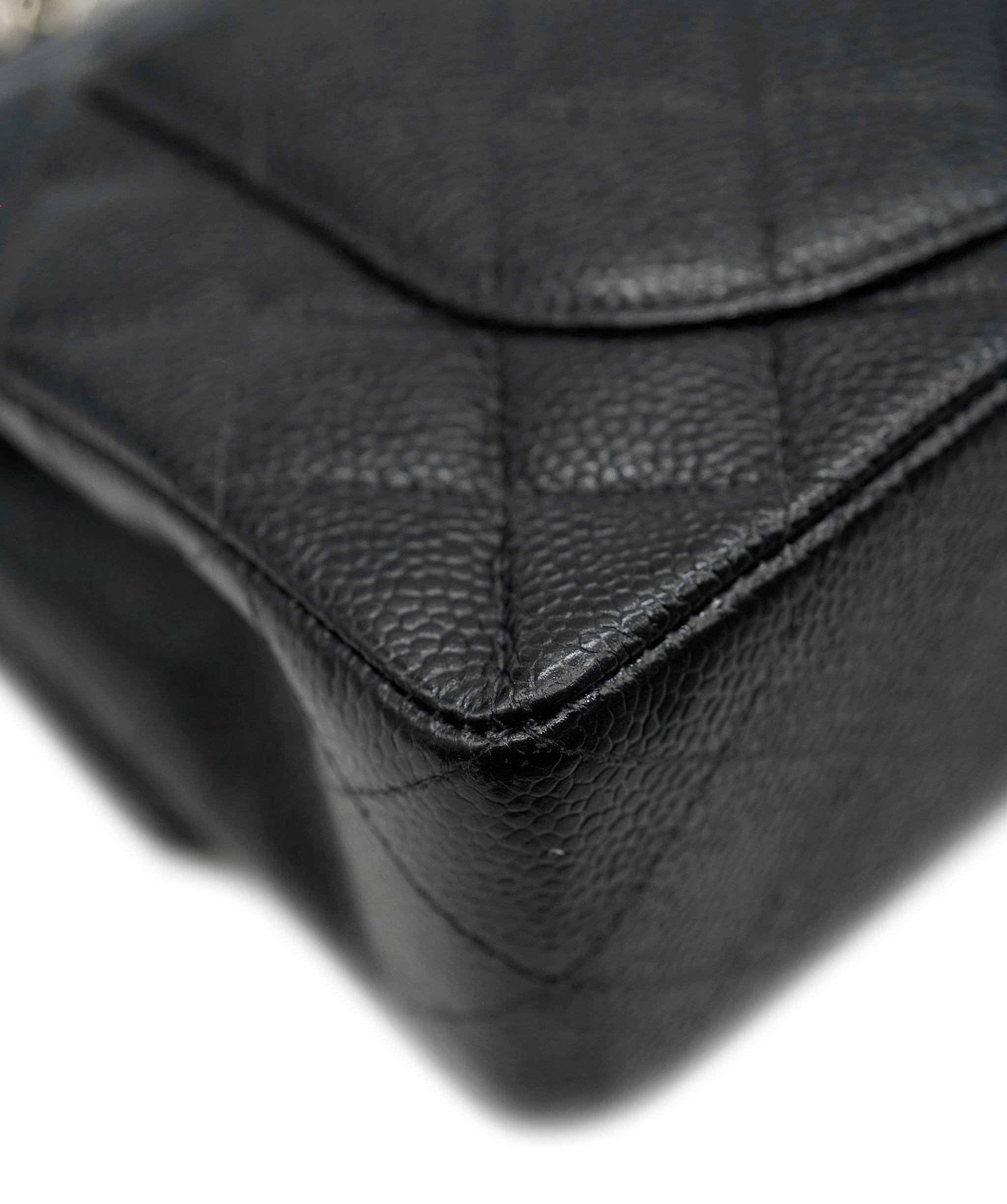 Chanel Chanel Black Caviar Flap Bag  SHW Series 6 ASL10197