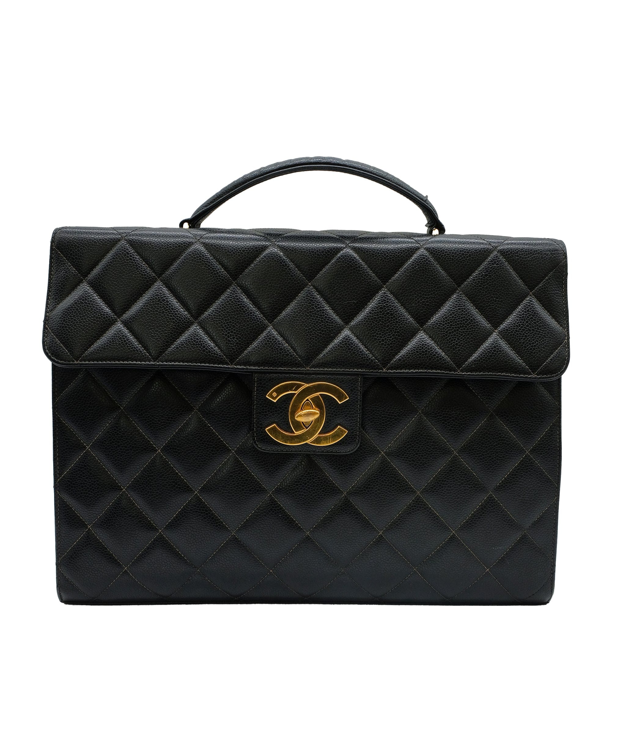 Chanel Chanel Black Caviar Jumbo XL Brief Black Caviar ASC5259