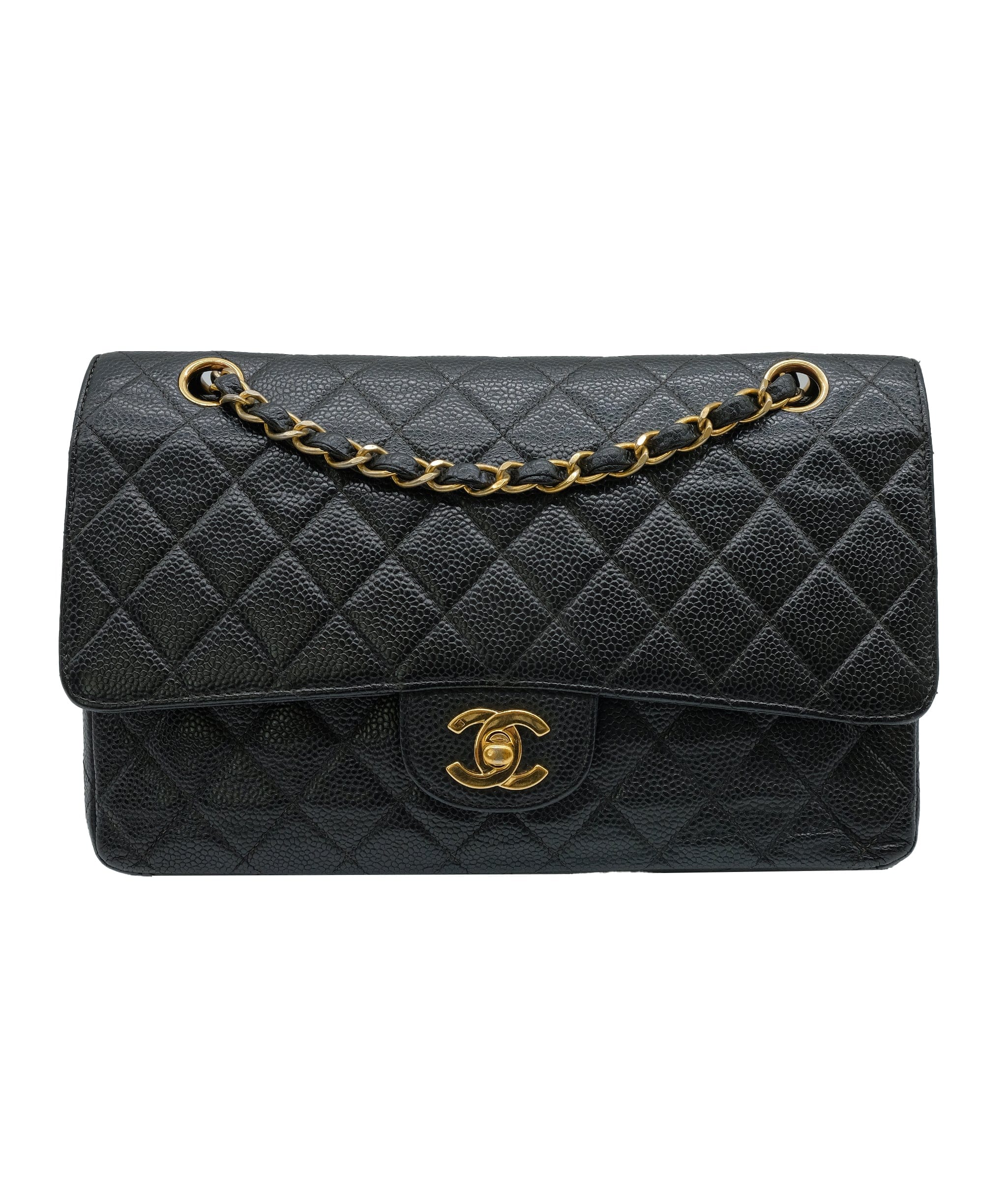 Chanel Chanel Black Caviar medium Double flap Black Caviar ASC5254