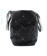 Chanel Chanel Black Nylon Travel Line Tote Bag - AWL2225