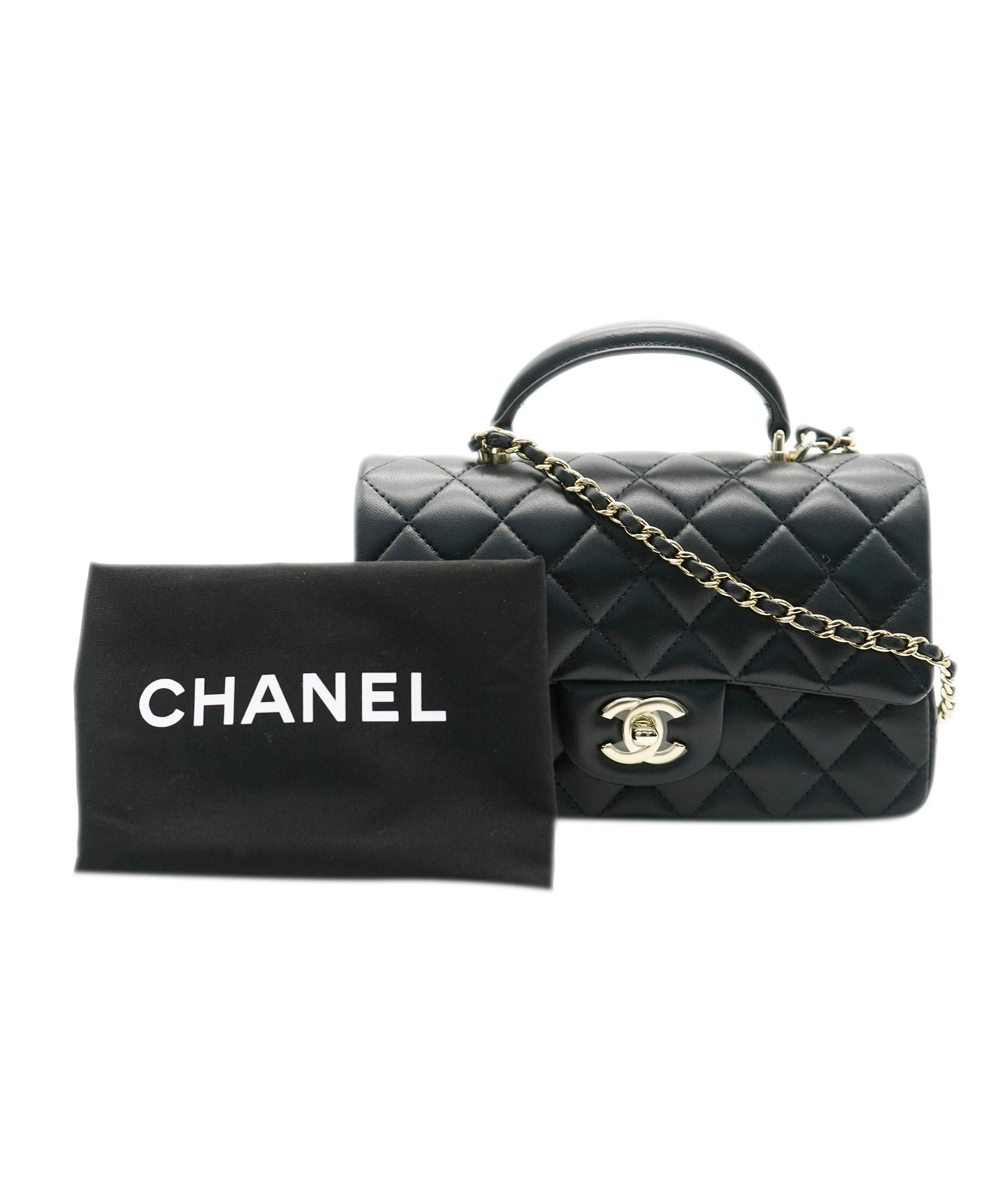 Chanel Chanel Black Top Handle ASC4928