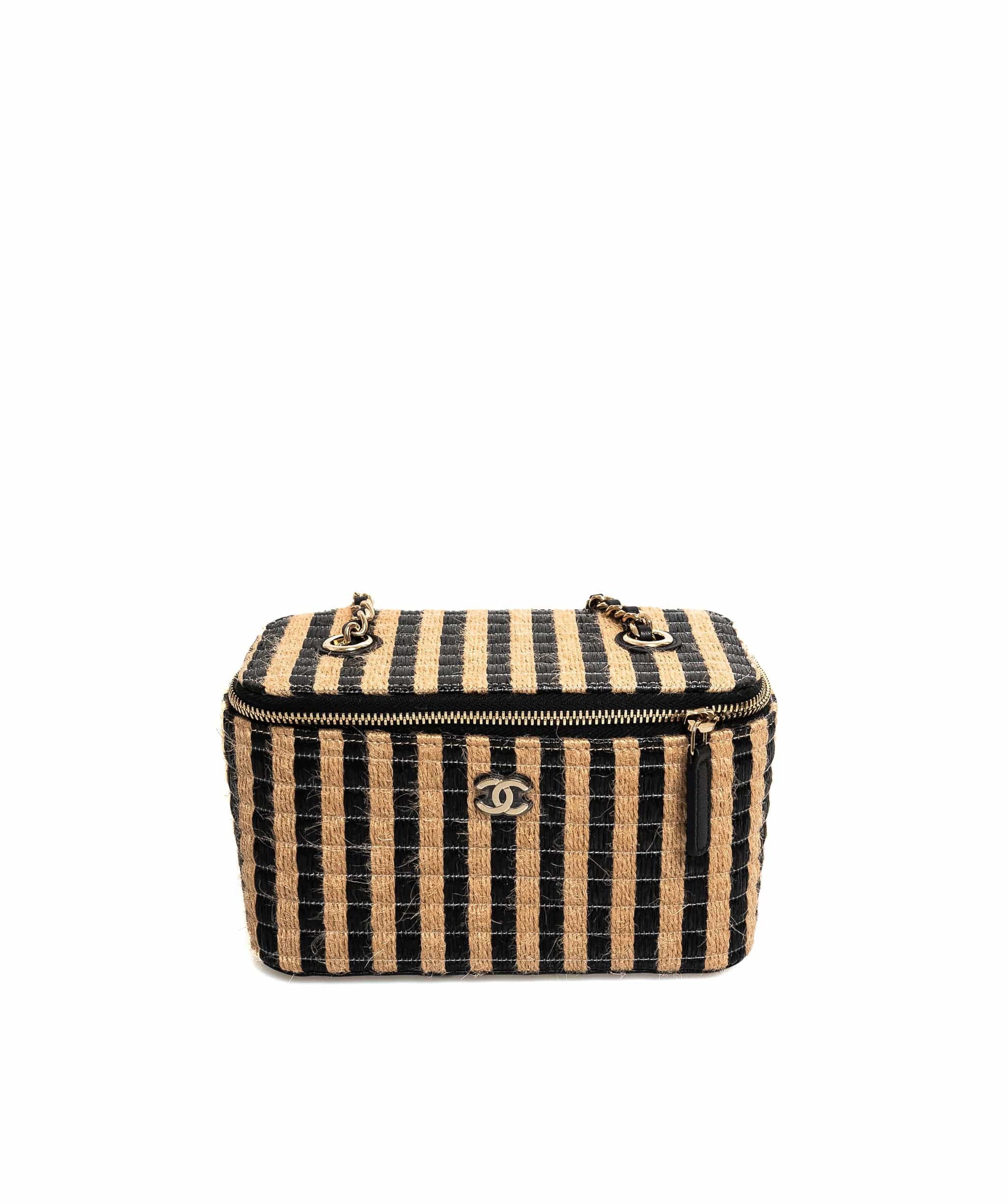 Chanel Chanel Black Wicka Basket Crossbody Bag  - AGL1548